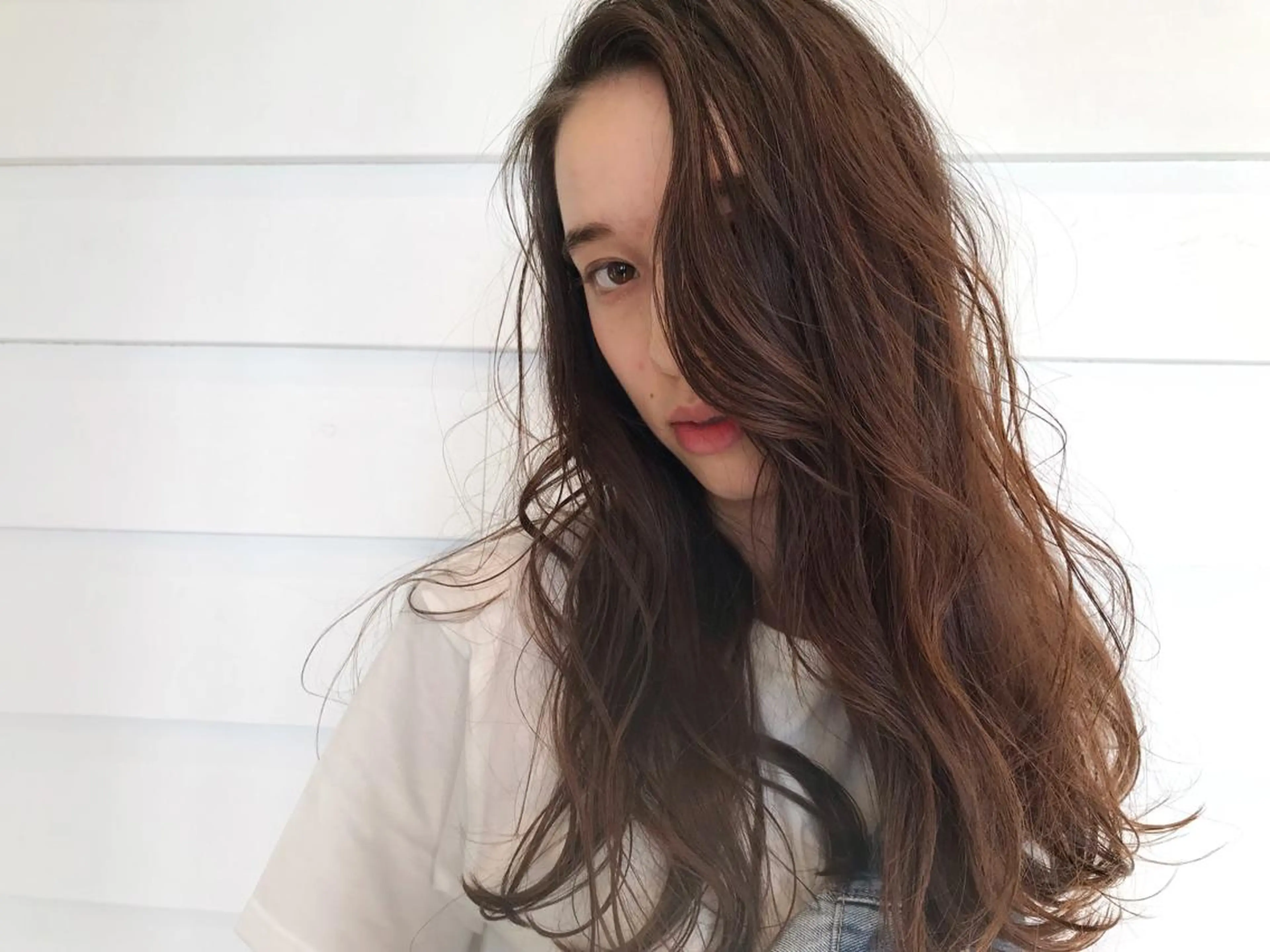 セミロング sand&rose所属・逗子、パーマスタイル ナオイカイラのヘアスタイル