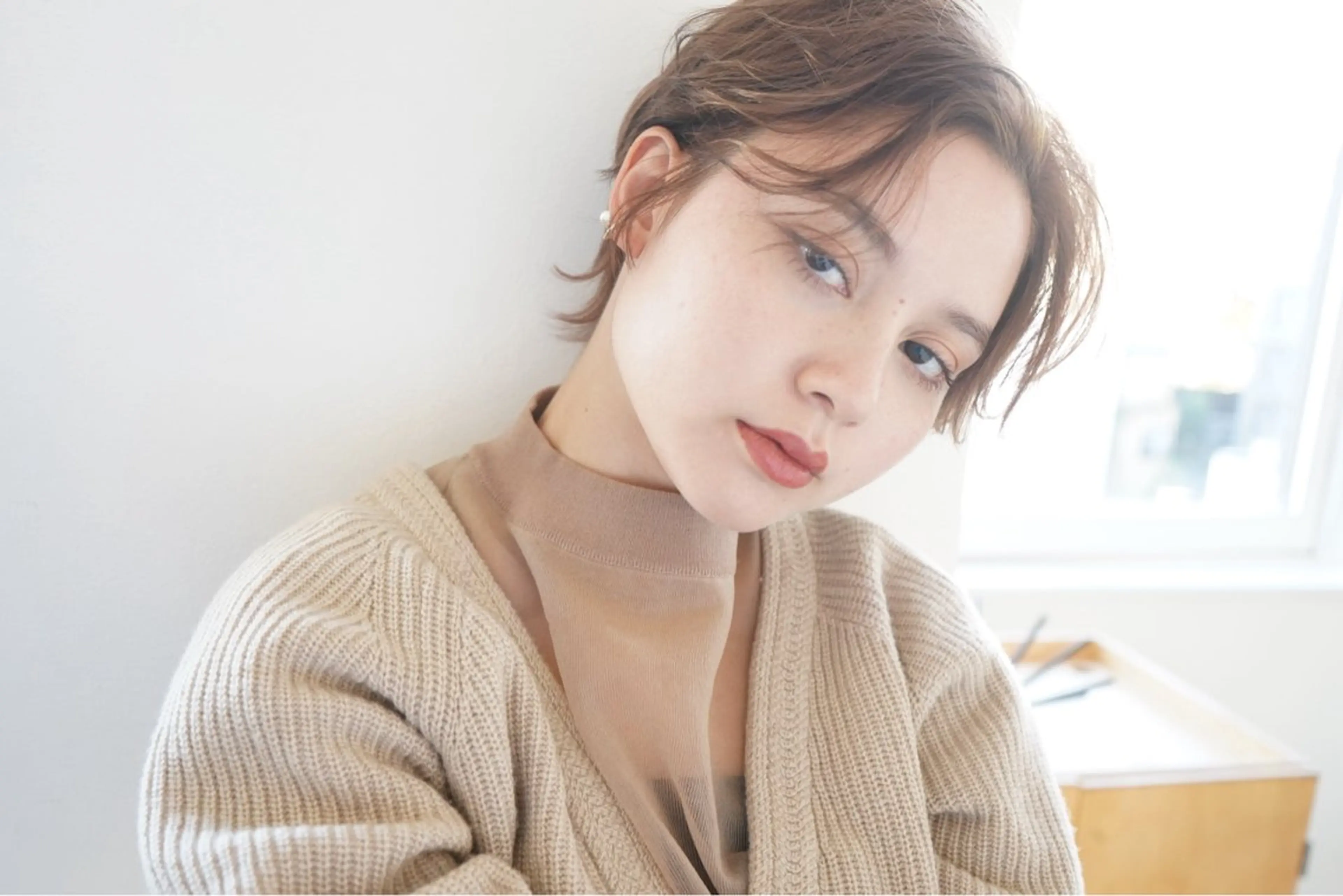 セミロング ダメージレス◎東区/ 艶カラー💫/斉藤拓のヘアスタイル