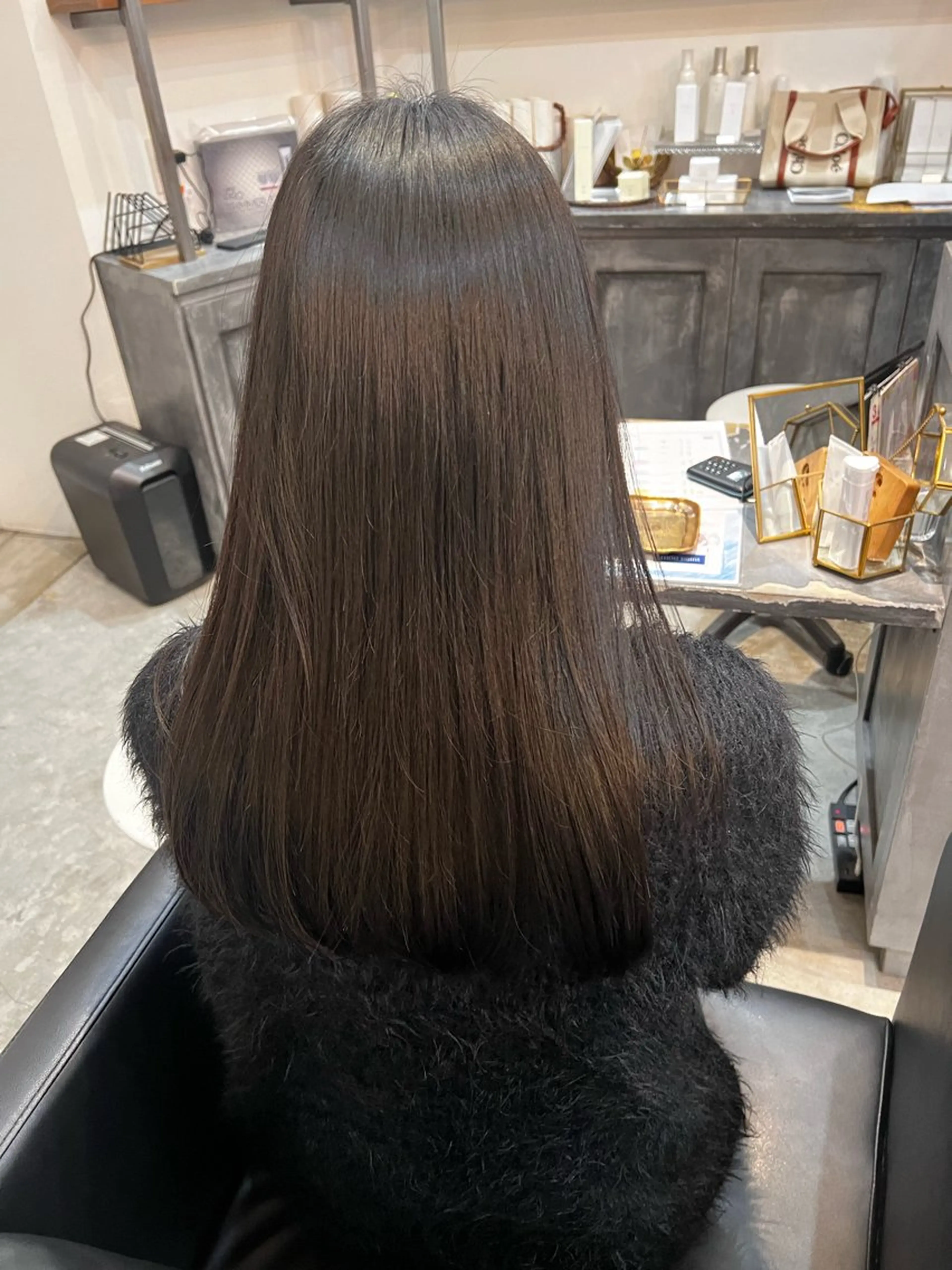 ロング カット 縮毛矯正 髪質改善／艶髪 💎Ryoka💎のヘアスタイル