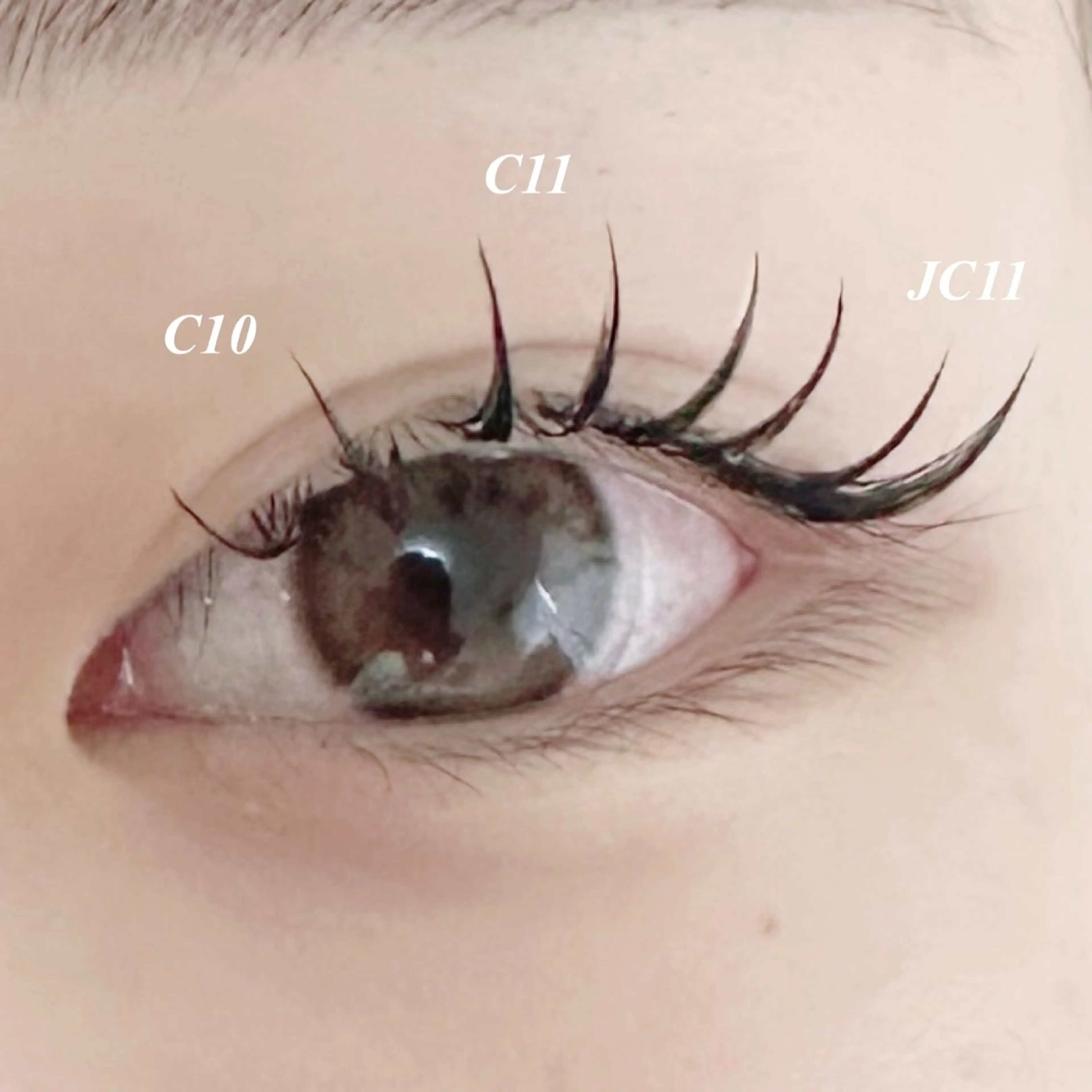 マツエク・マツパ Cカール マツエク Le'a永山 綾華のマツエク・マツパデザイン