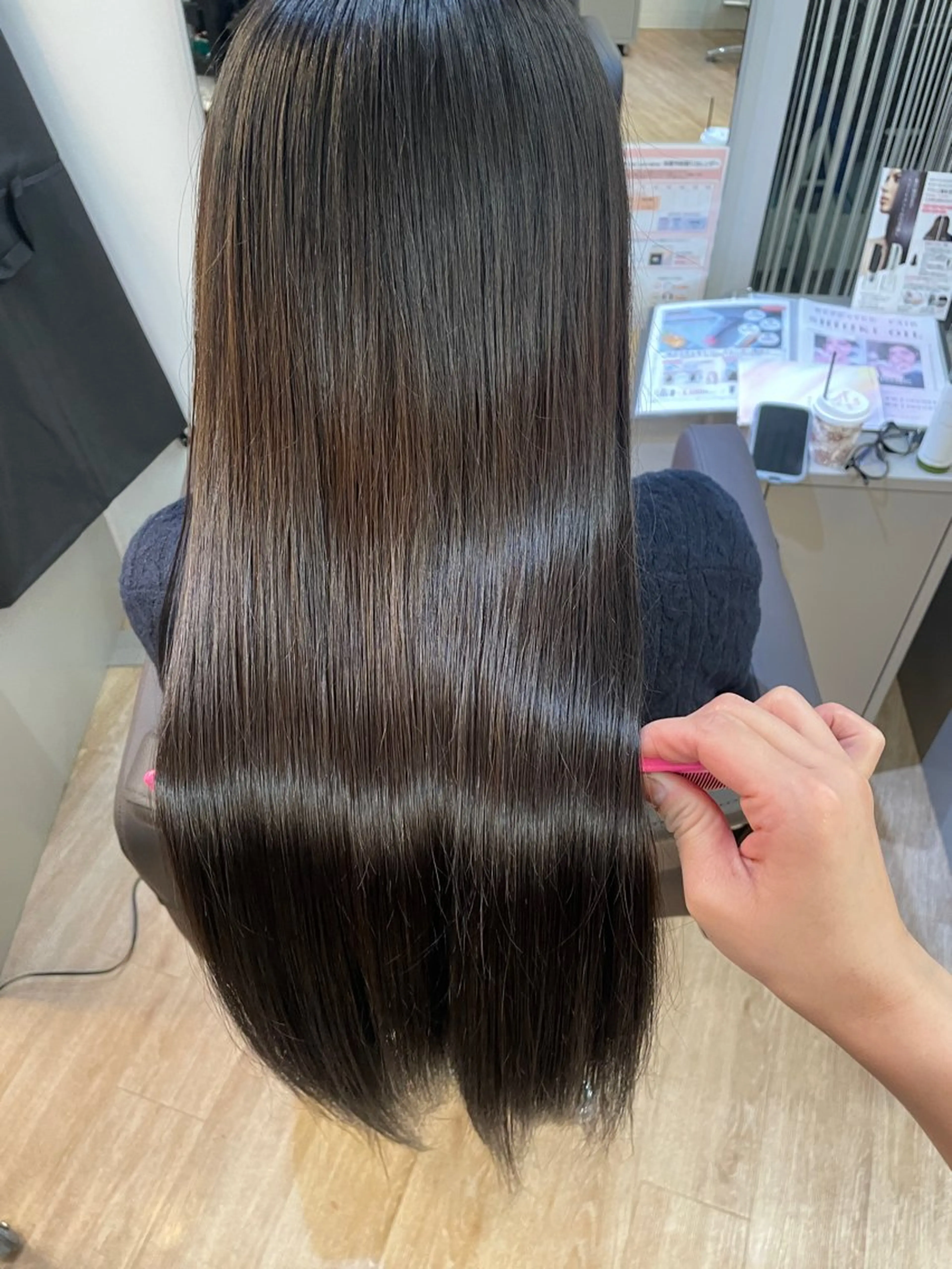 ロング 髪質改善 トリートメント トリートメント 吉留愛加/ 似合わせ/心斎橋のヘアスタイル