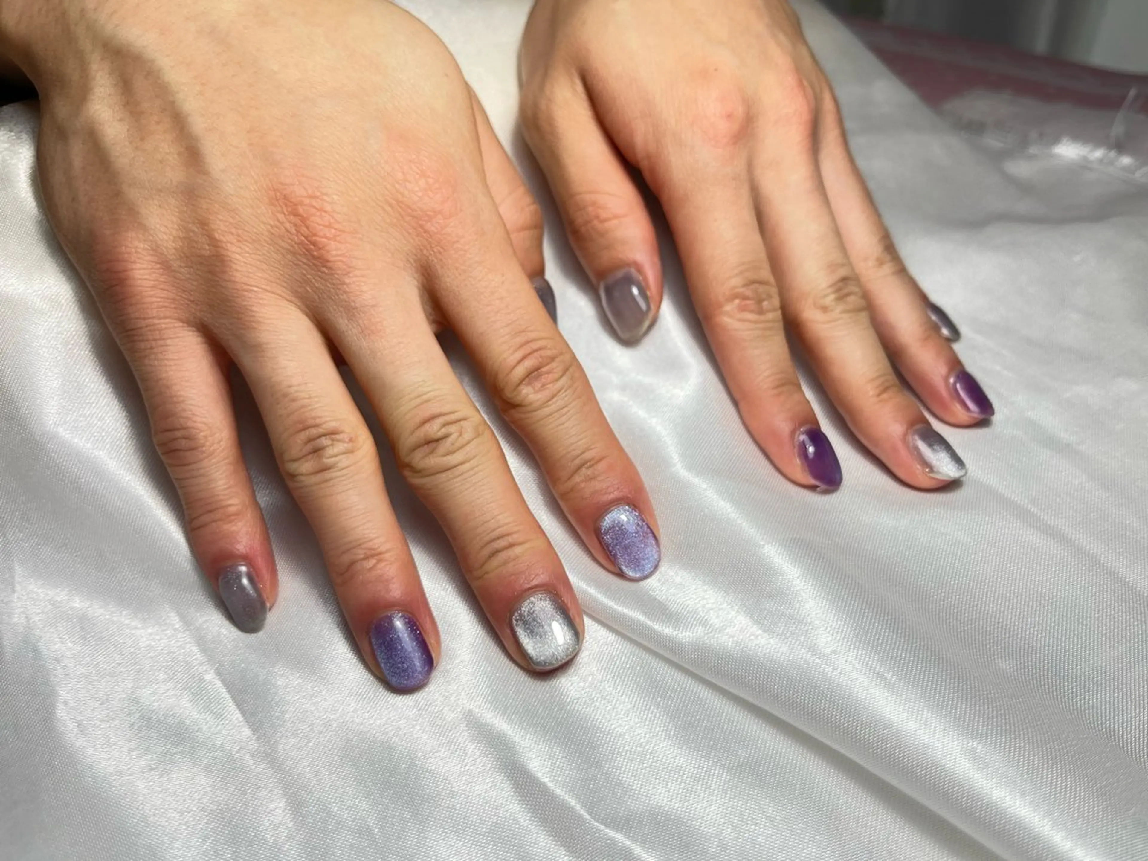 ネイル マグネットネイル マグネットワンカラー メンズネイル ワンカラーネイル ネイリスト 未來のネイルデザイン