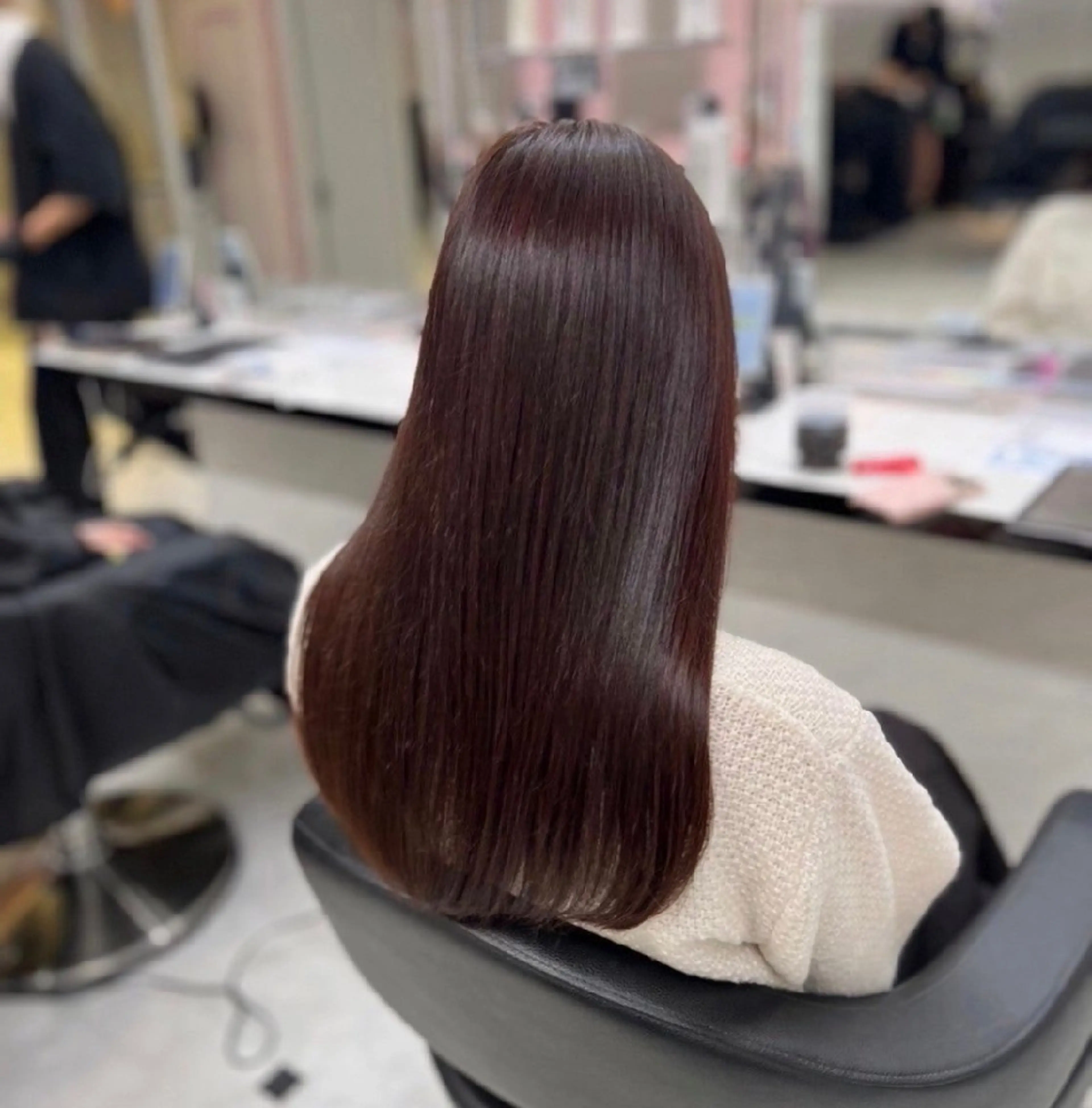 ロング カラー ヘアアレンジ ブラウンカラー 透明感カラー オレンジ ピンクカラー ロング 銀座/ショート/ メンズ/HINOKIのヘアスタイル