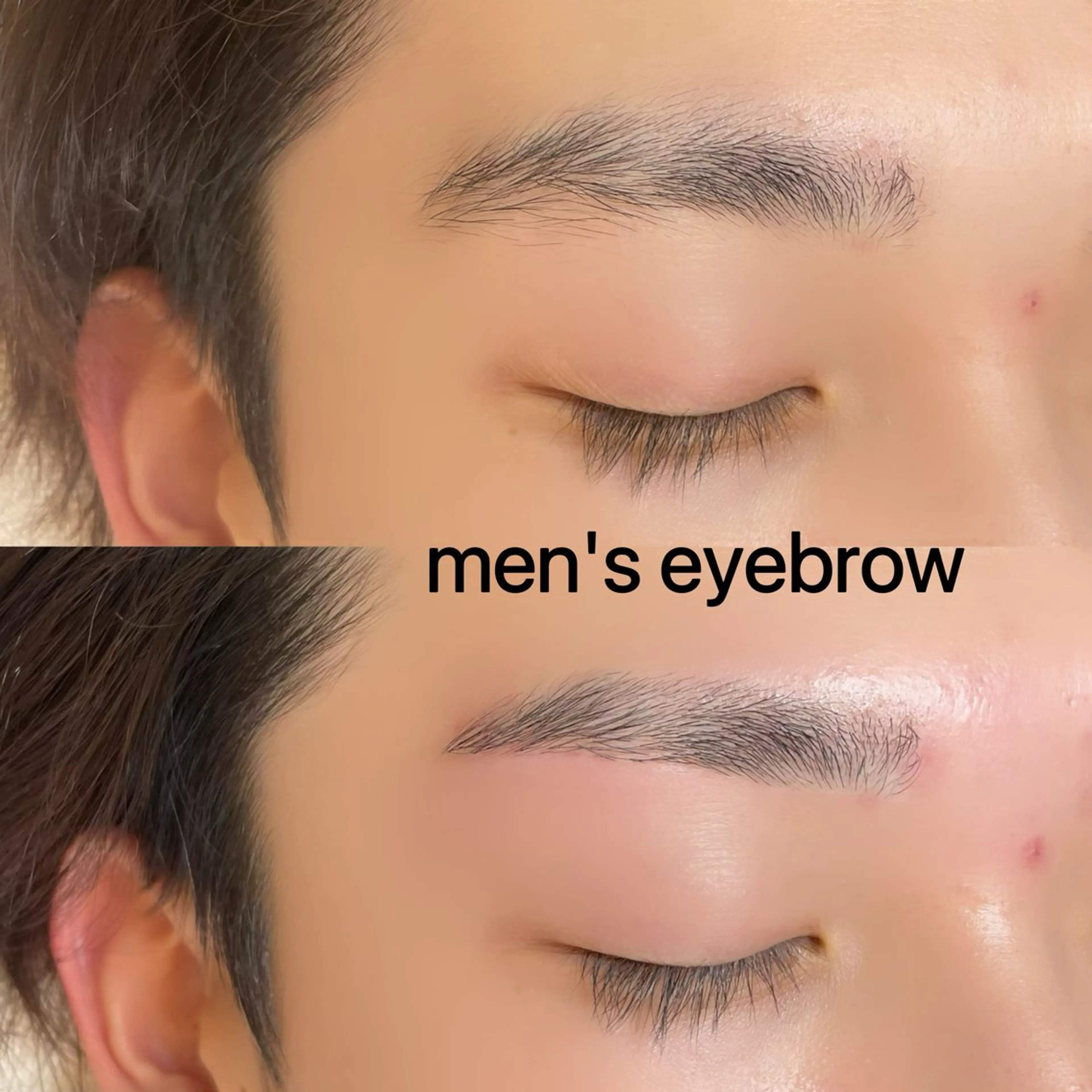 メンズ アイブロウ メンズアイブロウ 恵比寿まつげサロン 🎀🎧Rukaのマツエク・マツパデザイン