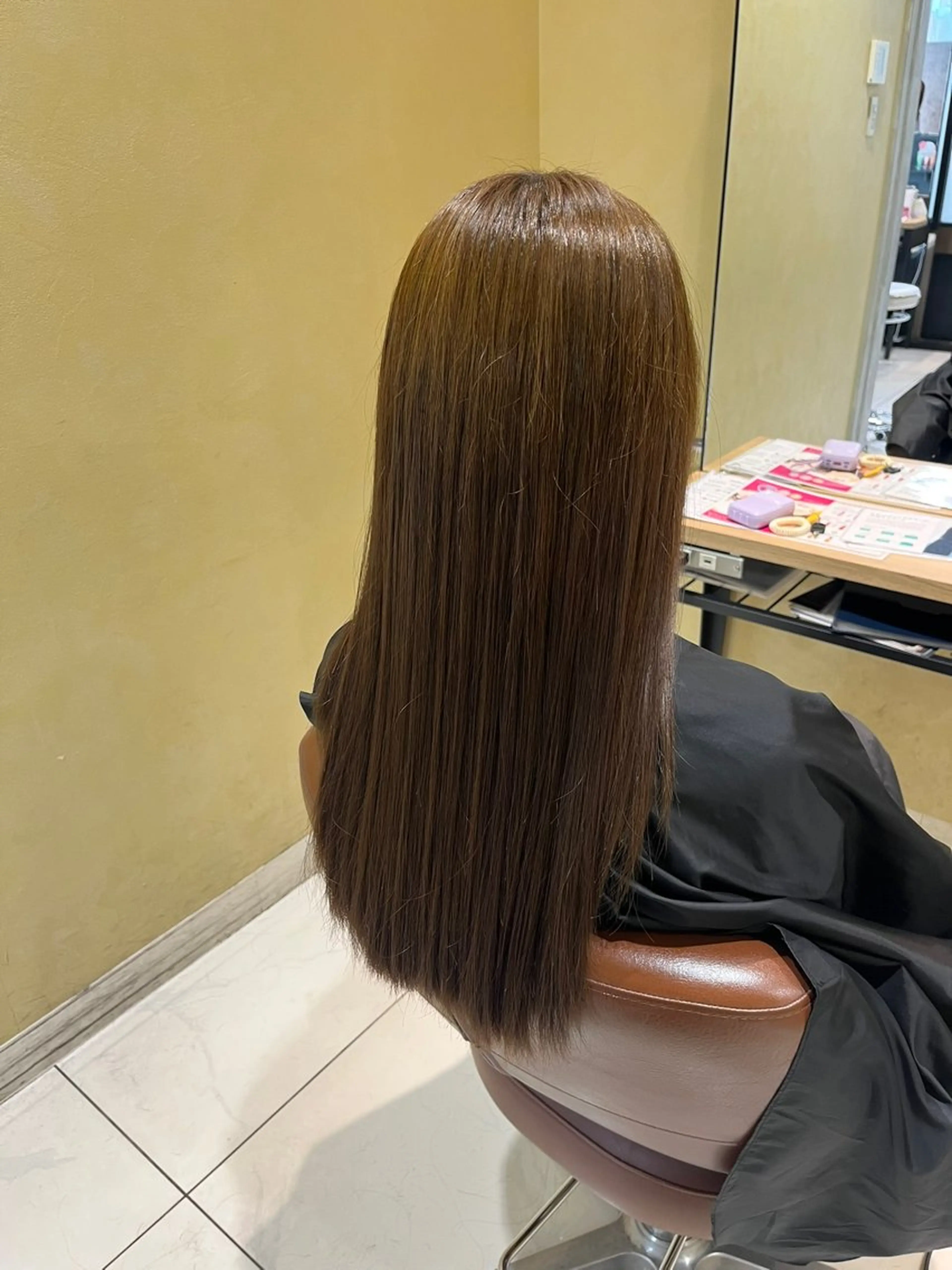 ロング カラー ヘアカラー 髪質改善韓国レイヤー /艶カラー/miyuのヘアスタイル