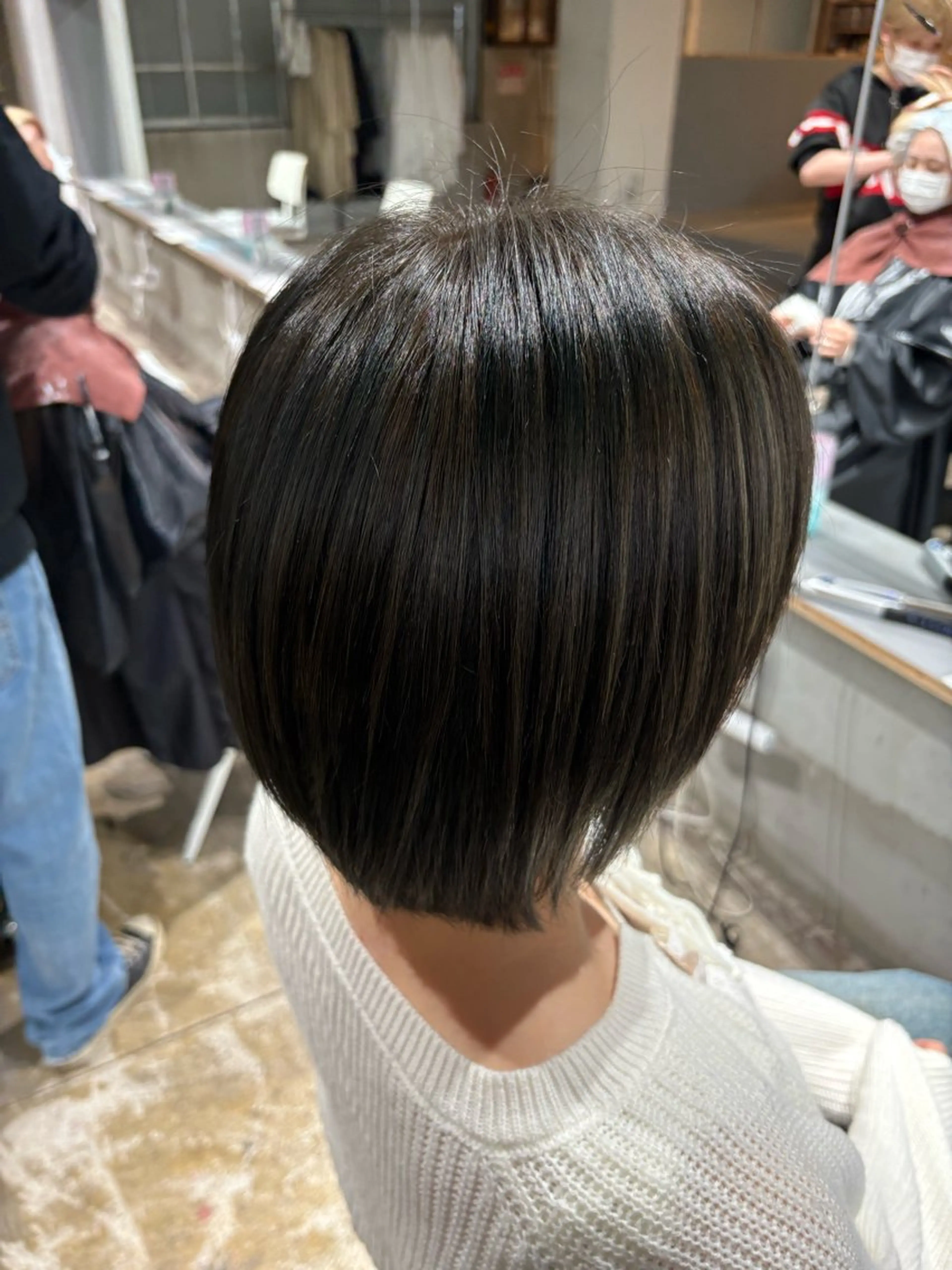 ショート カラー ヘアカラー 玉置 七海のヘアスタイル