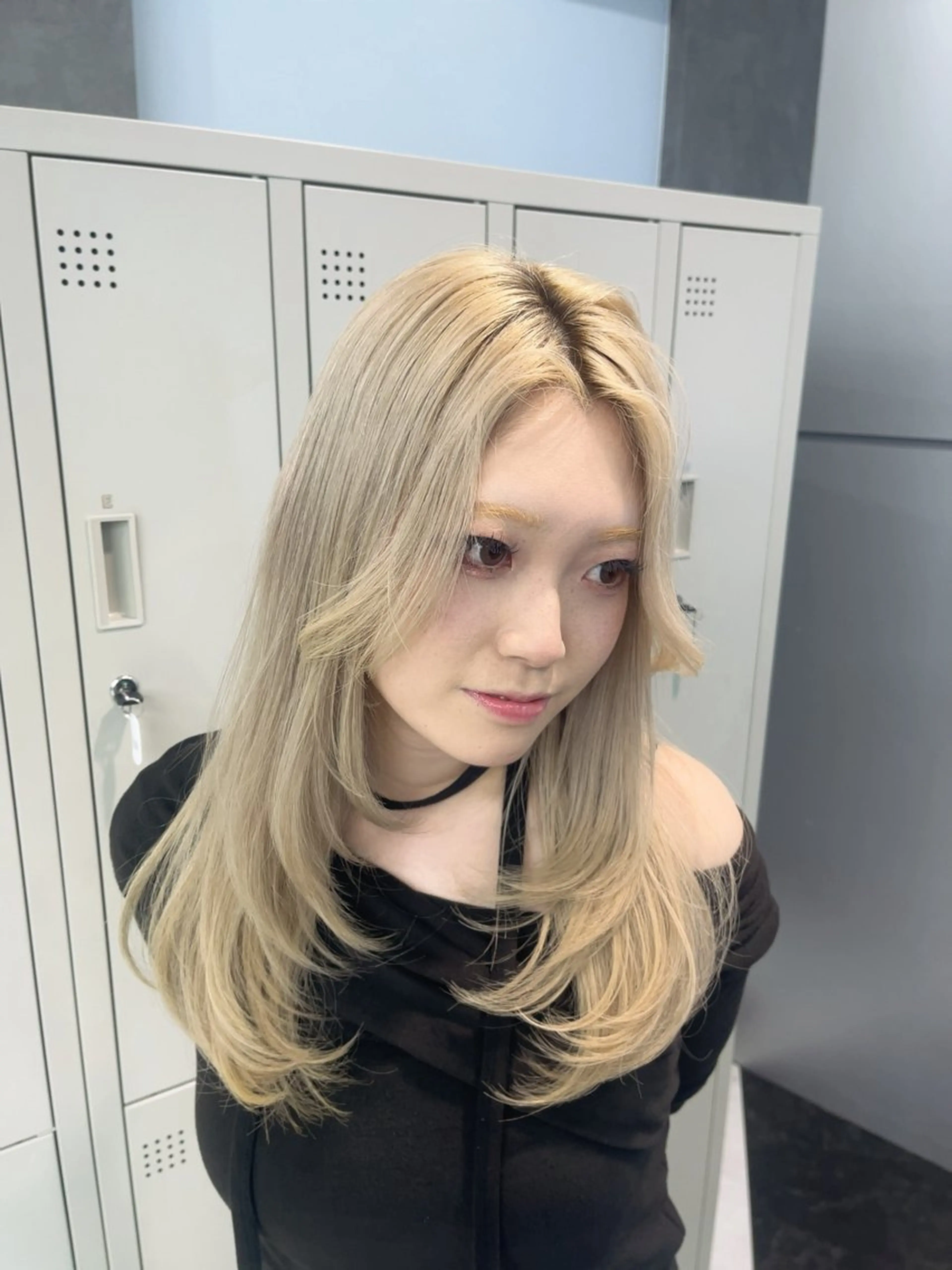 セミロング カラー ヘアアレンジ ヘアカラー トリートメント ヘアセット 髪質改善/艶髪 /SARA💕のヘアスタイル