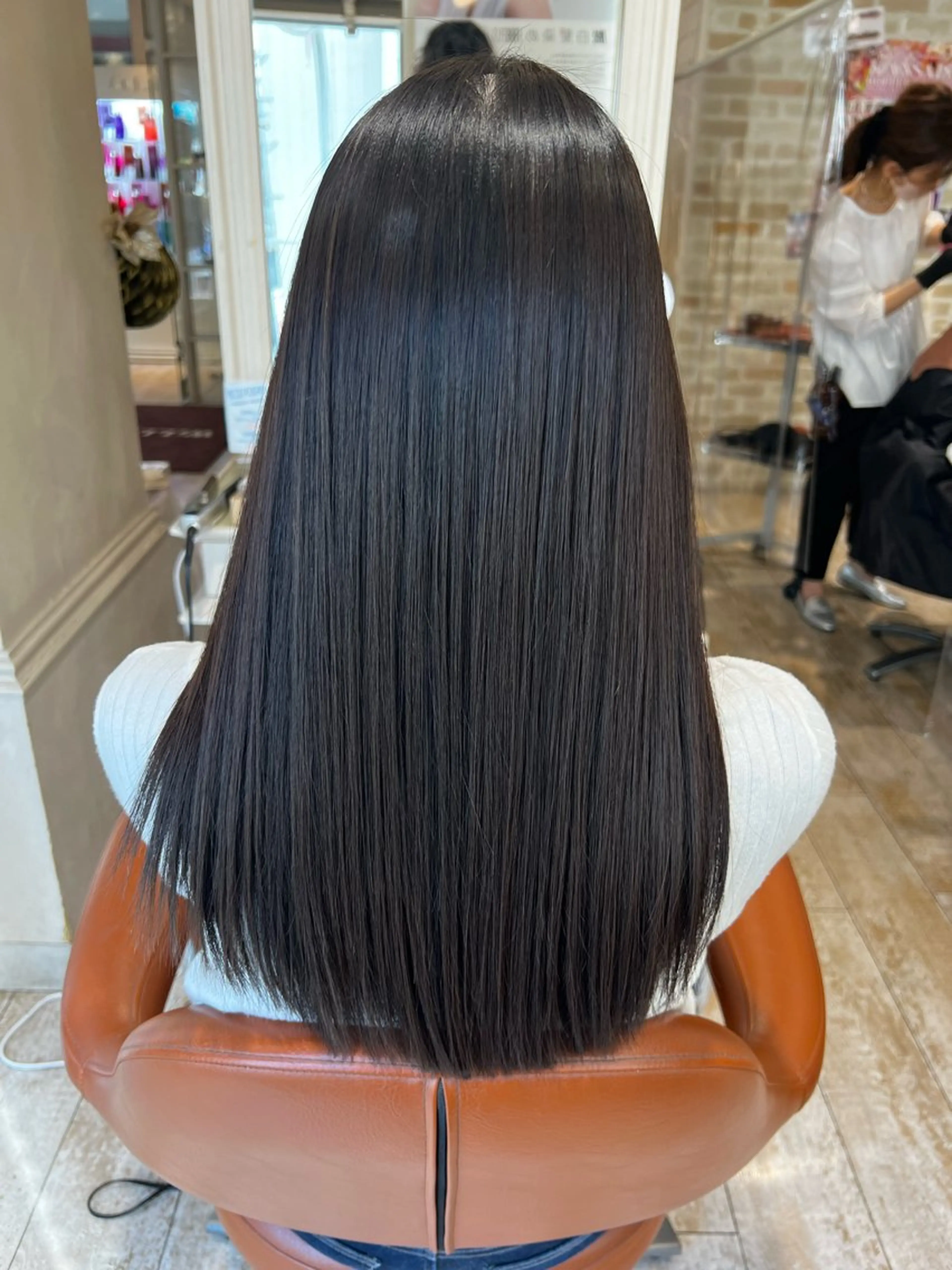 ロング 縮毛矯正 南 美優のヘアスタイル