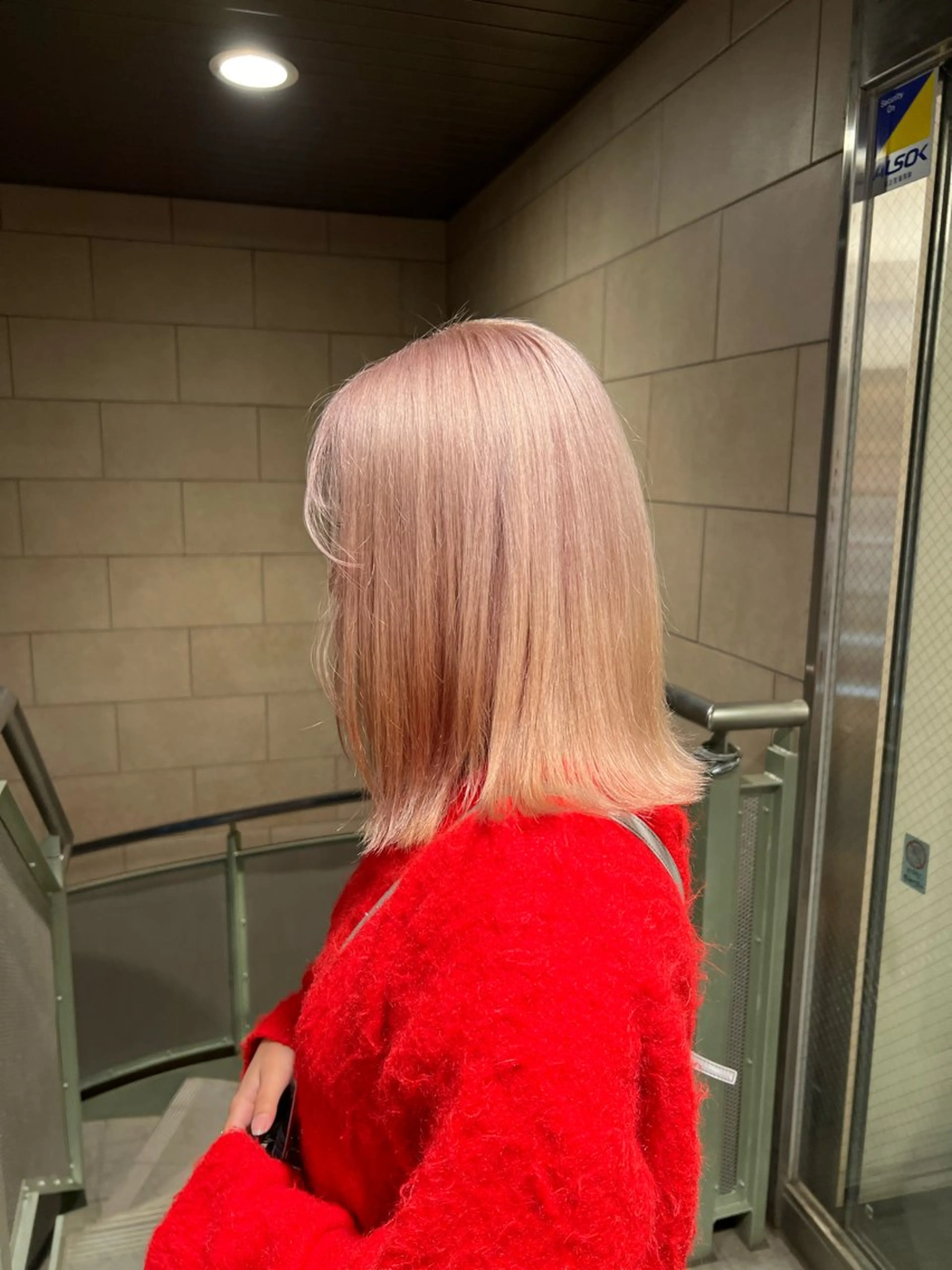 カラー ブリーチ 久永 菫のヘアスタイル