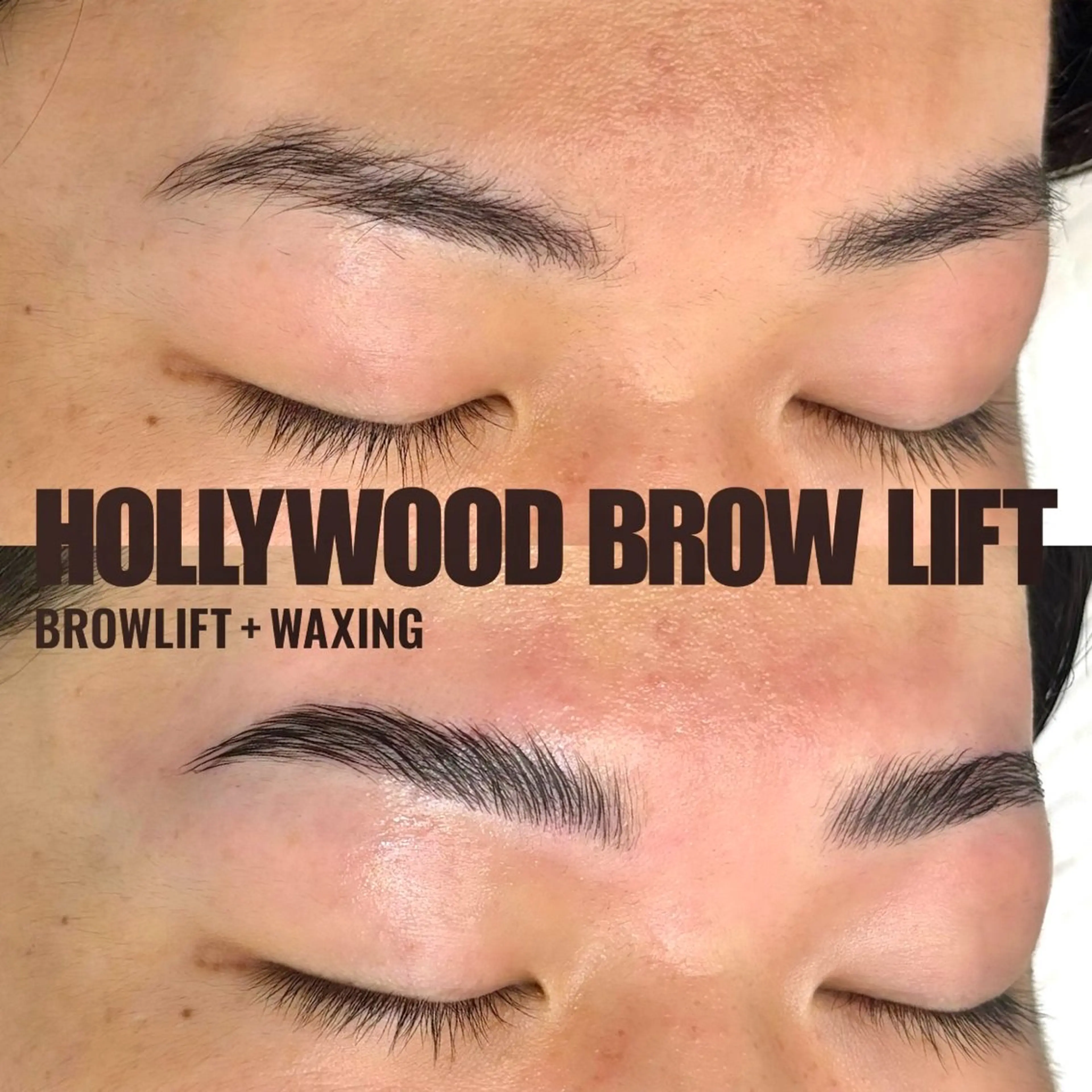 ハリウッドブロウリフト✨｟パーマ＋Wax｠【メンズ🚹¥6,500】の写真