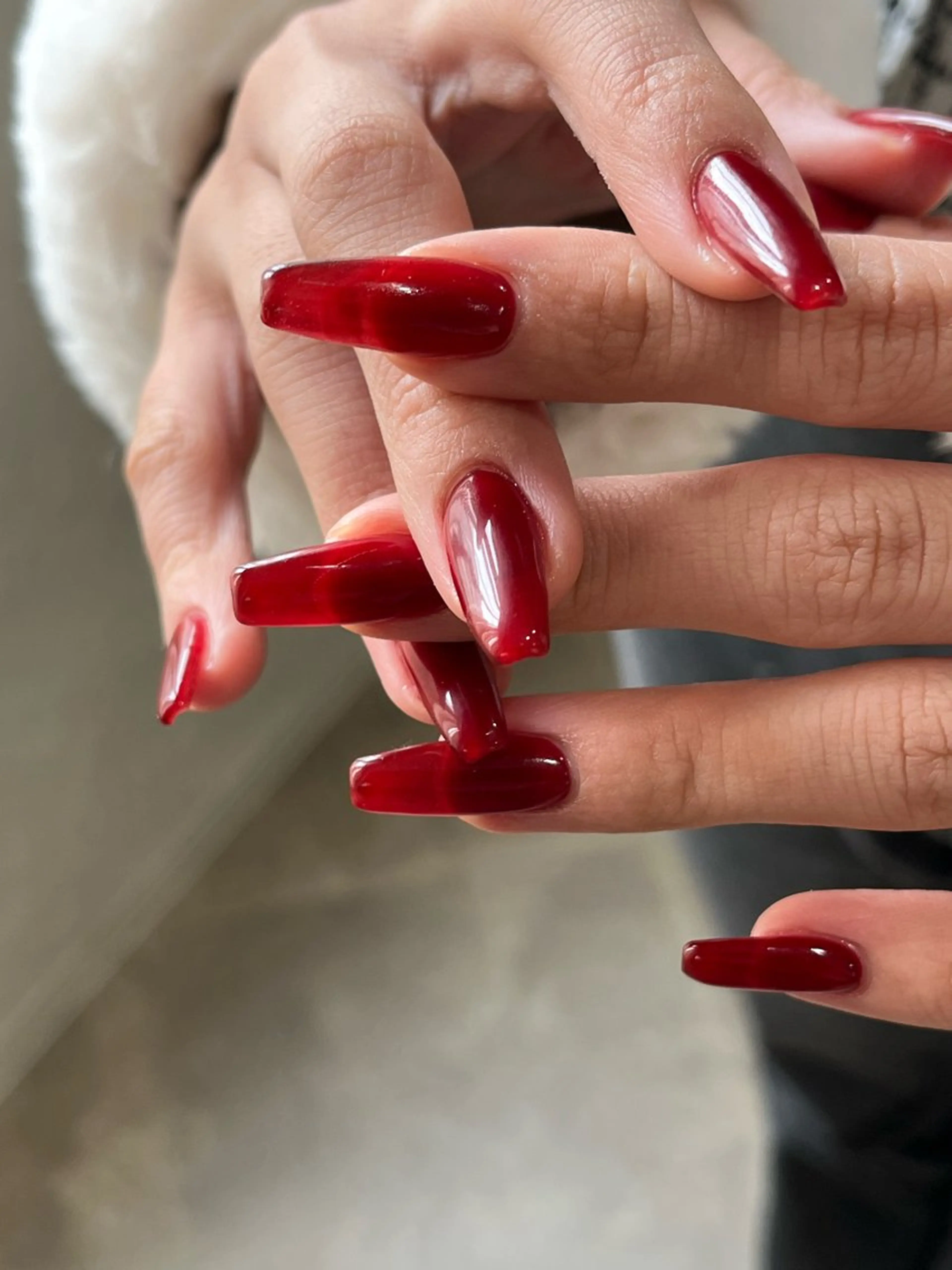 ネイル ロングネイル ハンドネイル repos 金山ネイルサロンのネイルデザイン