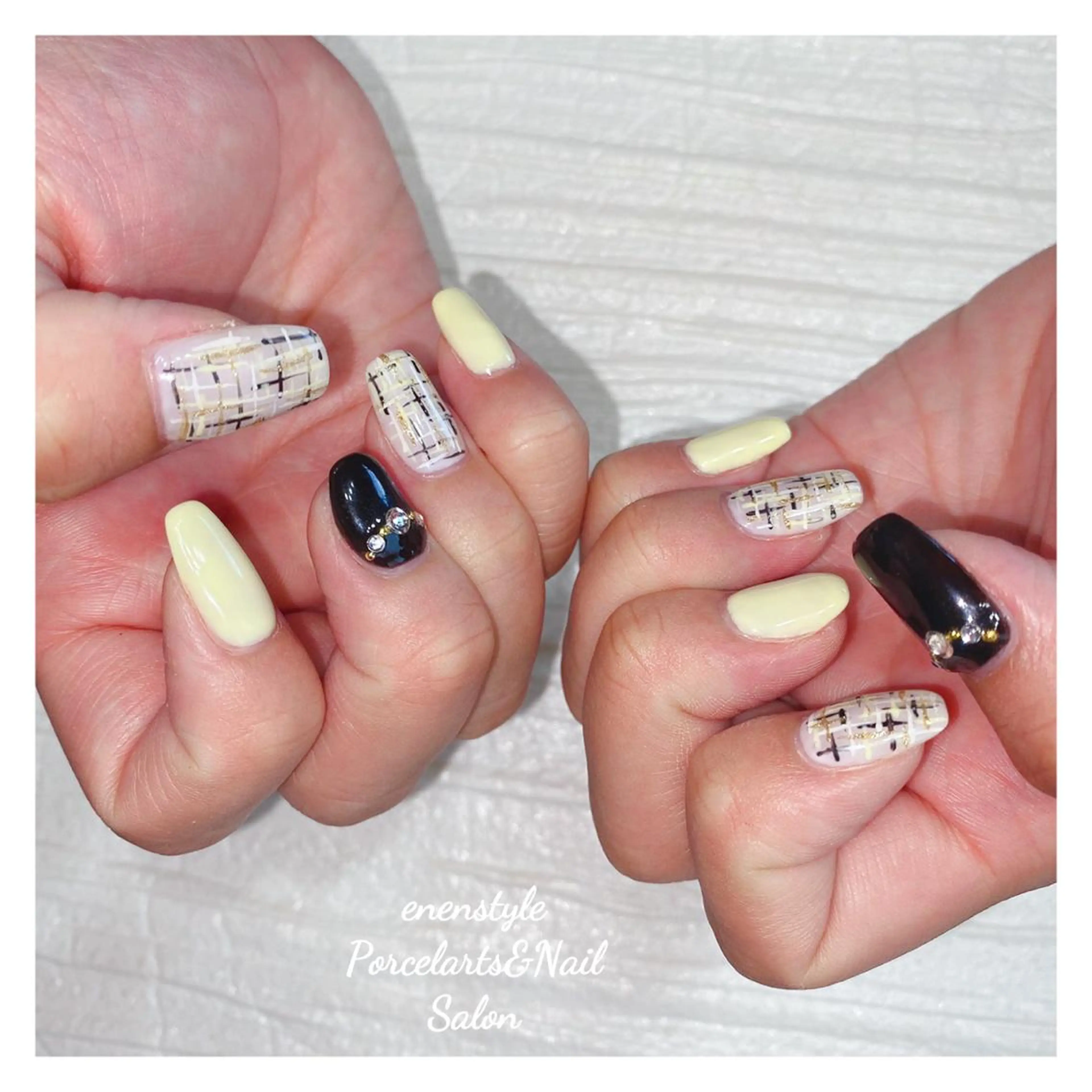 ミディアム ネイル 👑enen style👑のネイルデザイン