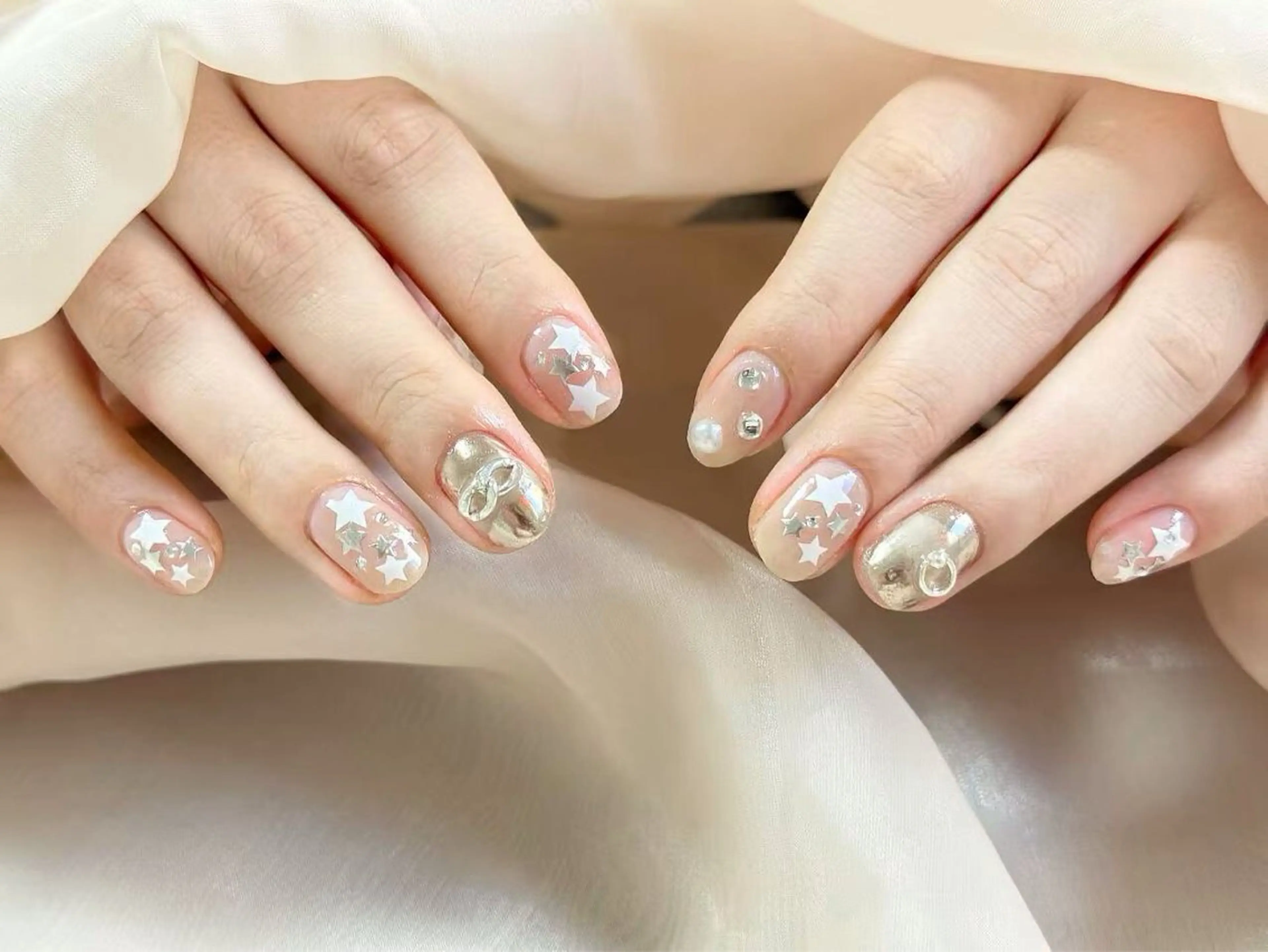 ネイル ハンドネイル ハンドケア 小 雨のネイルデザイン