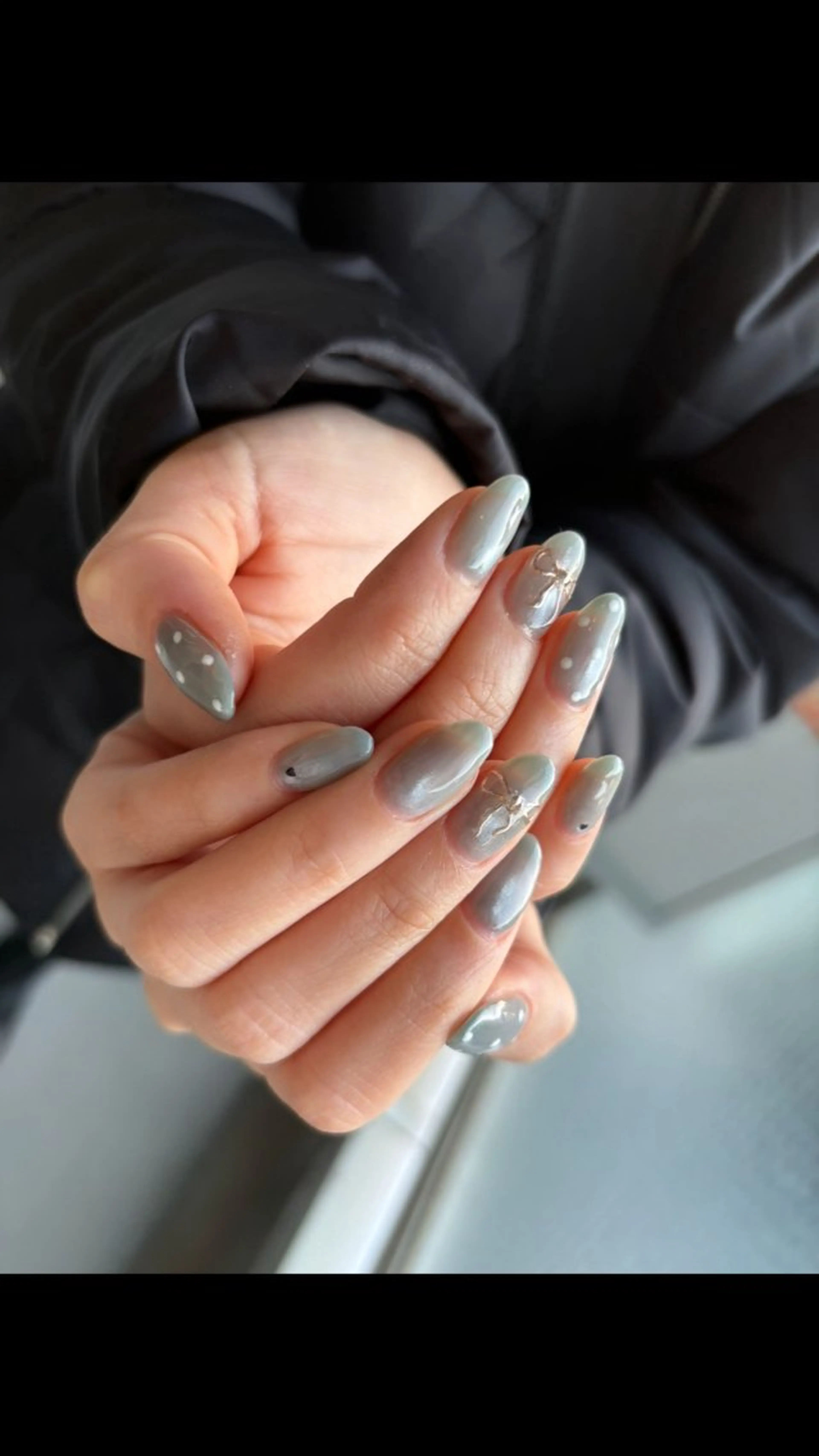 ネイル ジェルネイル マグネットネイル ミラーネイル nonno. ayumiのネイルデザイン