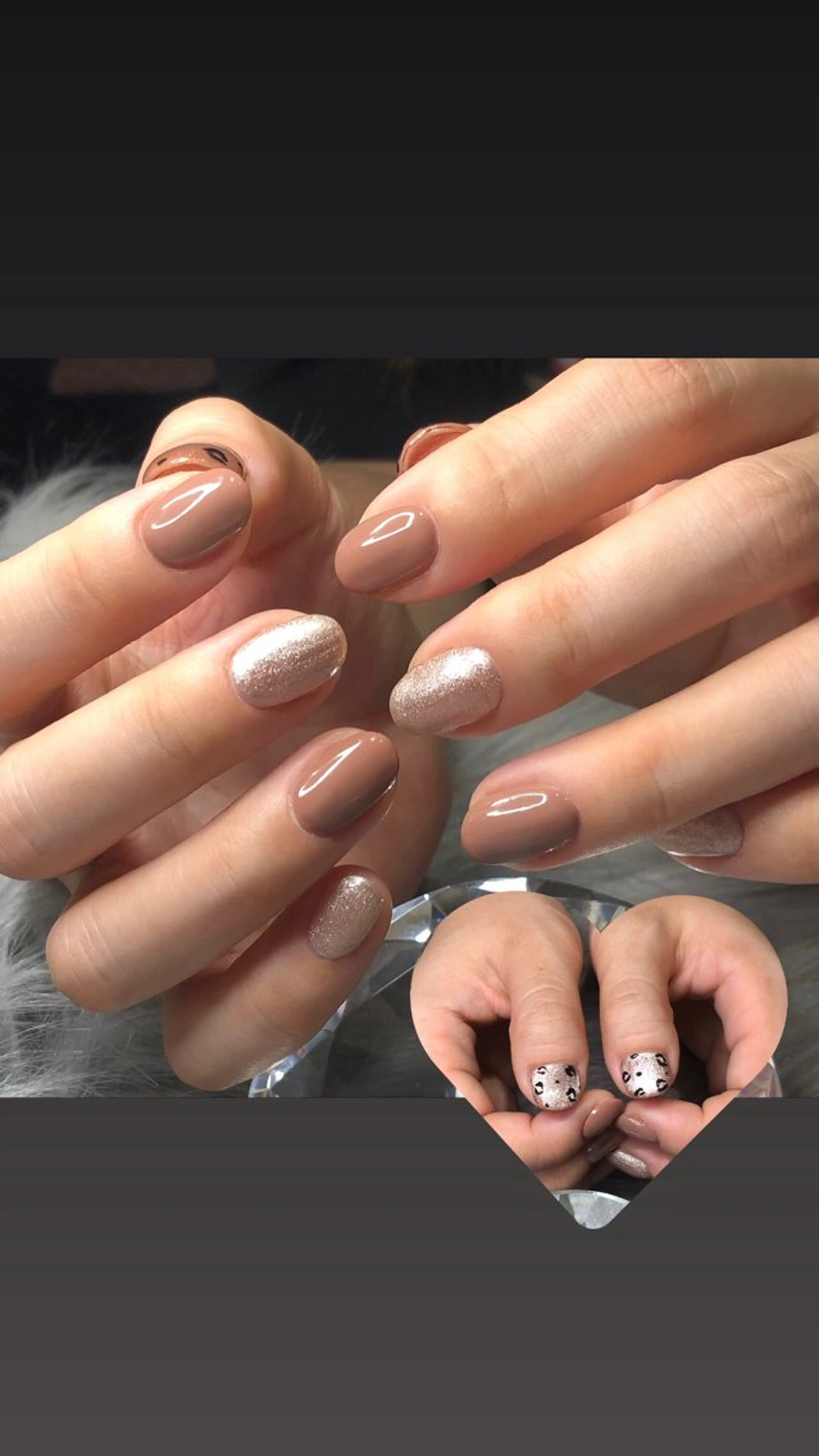 ネイル リボン、ガーリー パーツ放題専門店のネイルデザイン