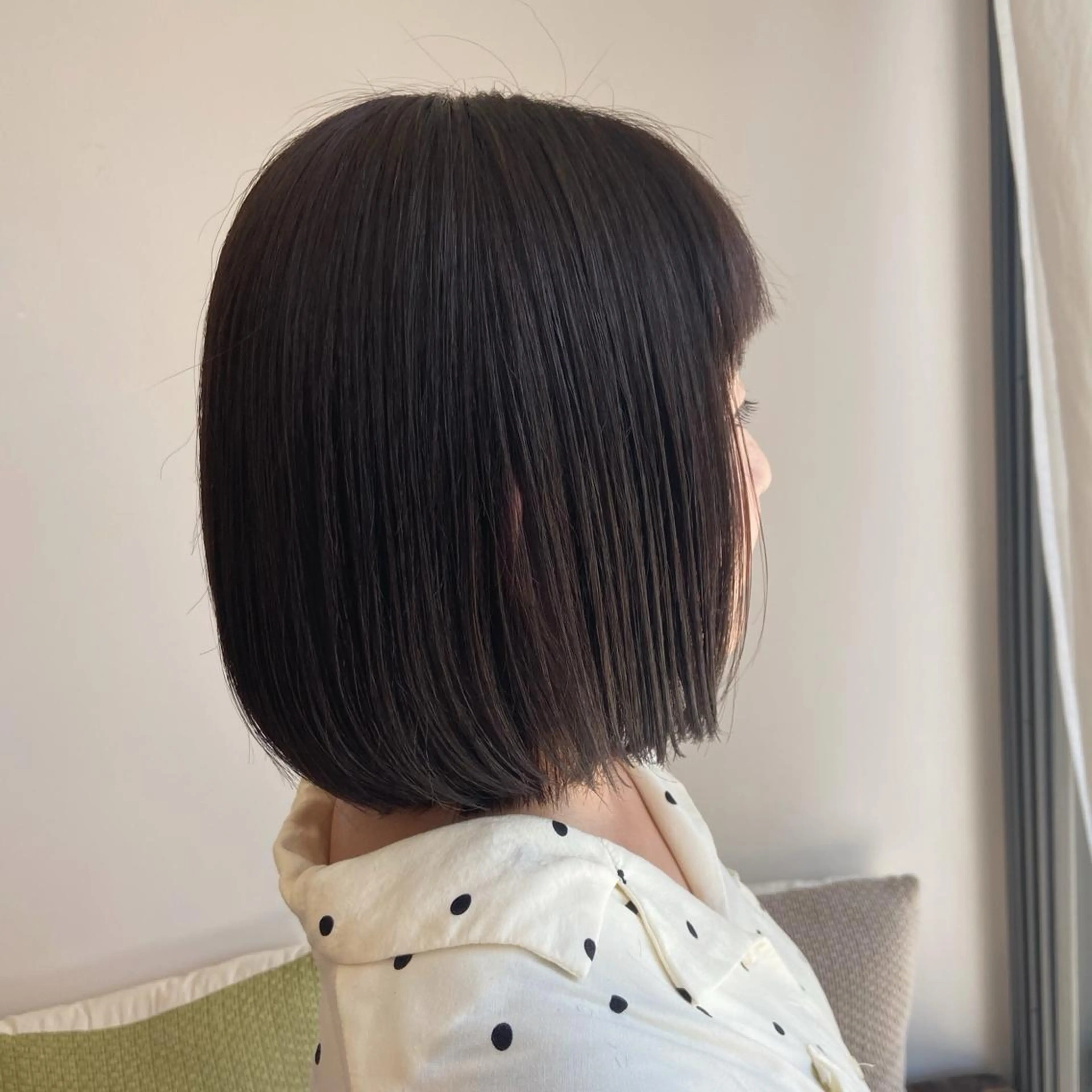 ショート ボブ 峯 志帆のヘアスタイル