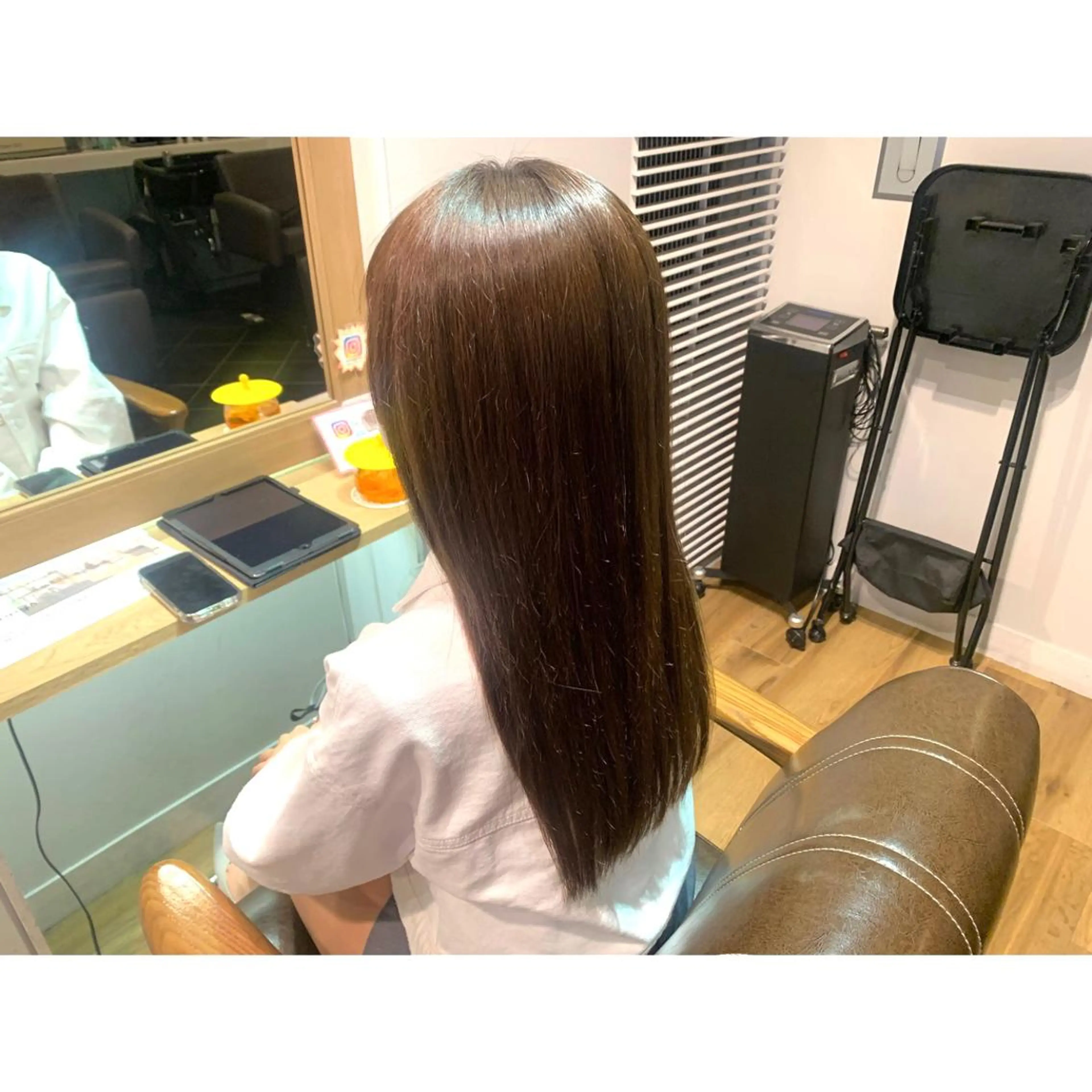 ロング カラー ベージュカラー ヘアカラー トリートメント ツキダテ ユイのヘアスタイル