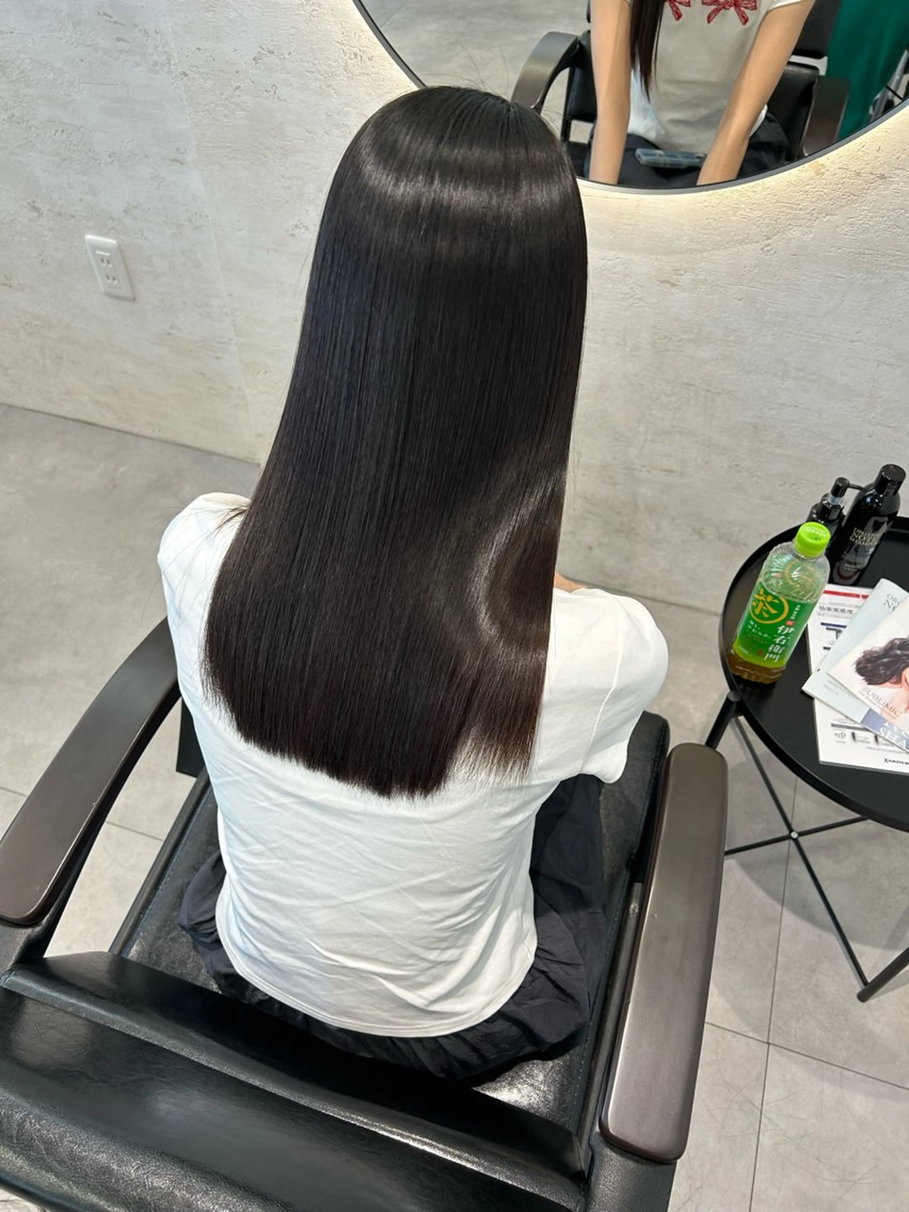 ミディアム 柴田樹/大人可愛い 艶髪カラー/髪質改善のヘアスタイル