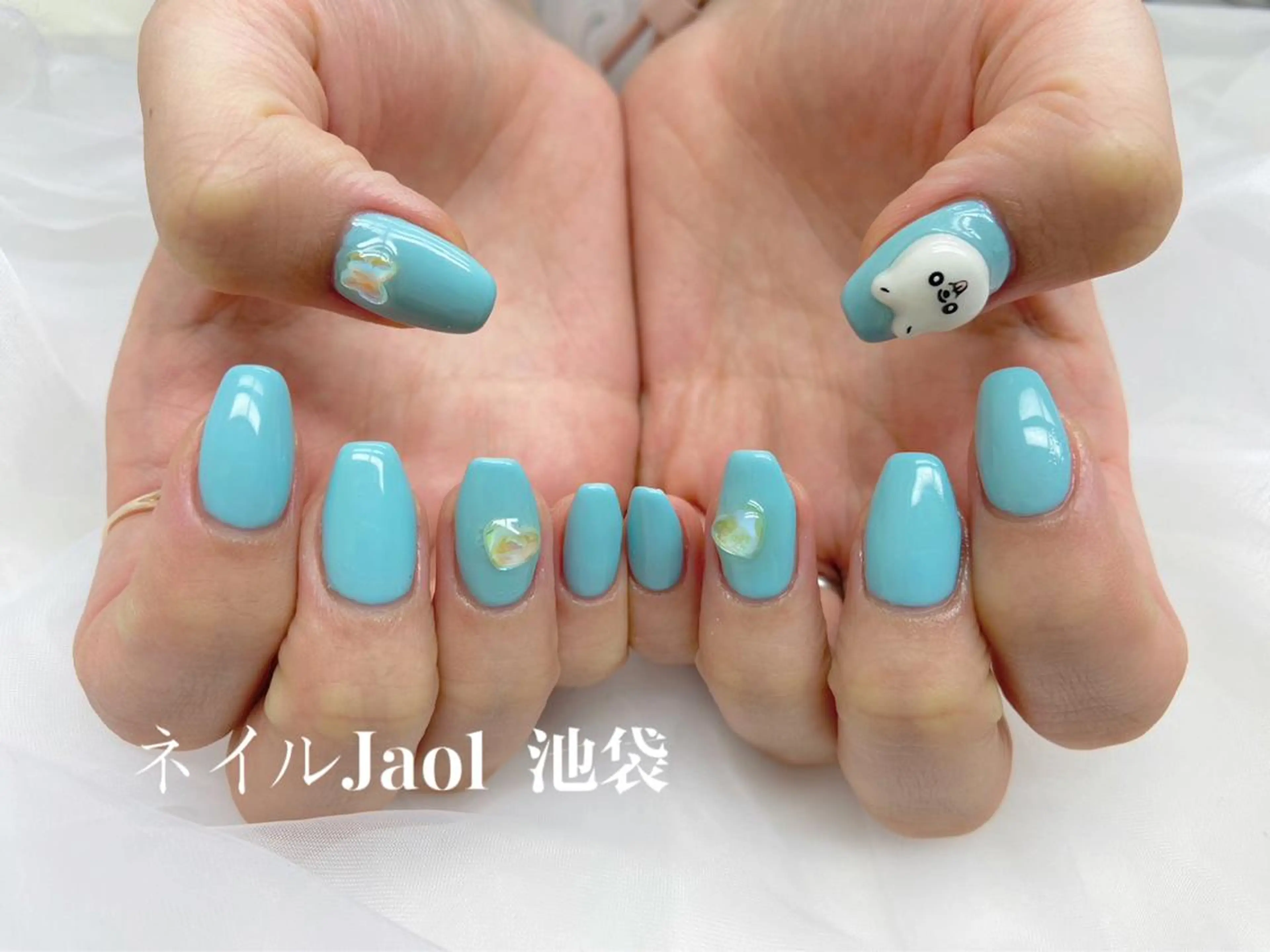 ミディアム ハンドネイル nail jaol池袋店所属・ネイルJaol 池袋のネイルデザイン