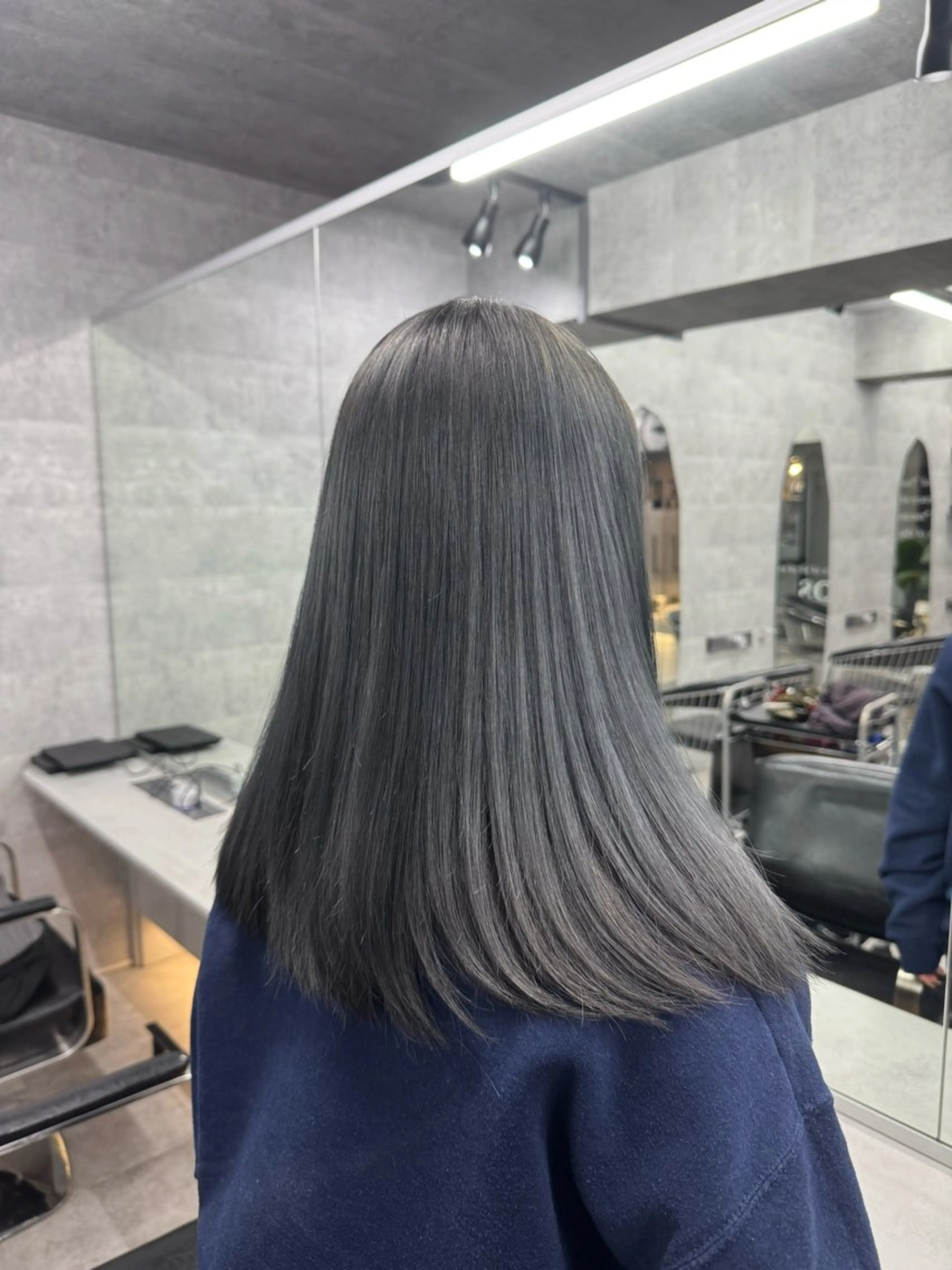 ロング カラー あなたのお悩み改善" You"💚❤️💛のヘアスタイル