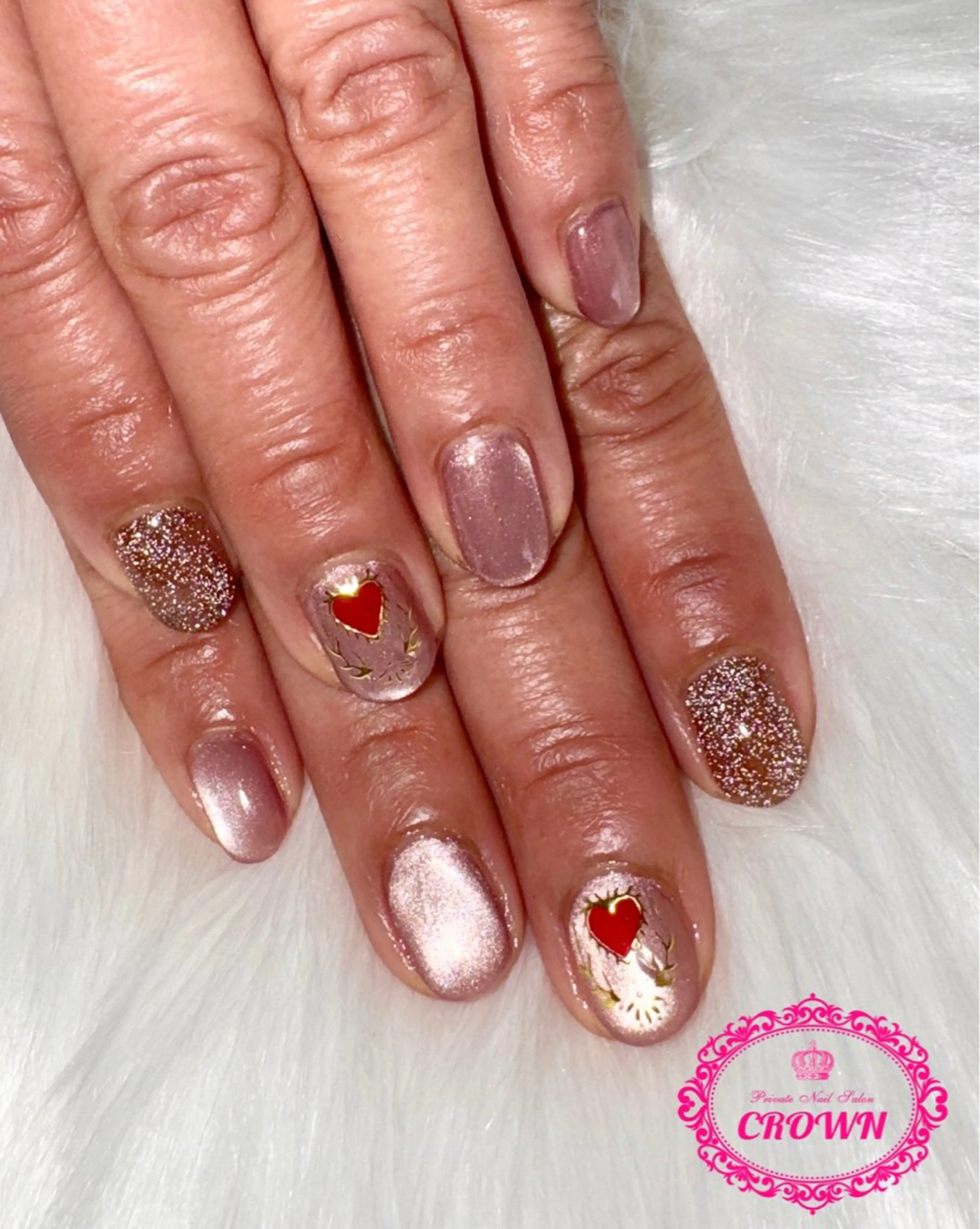 ネイル CROWN プライベートサロンのネイルデザイン