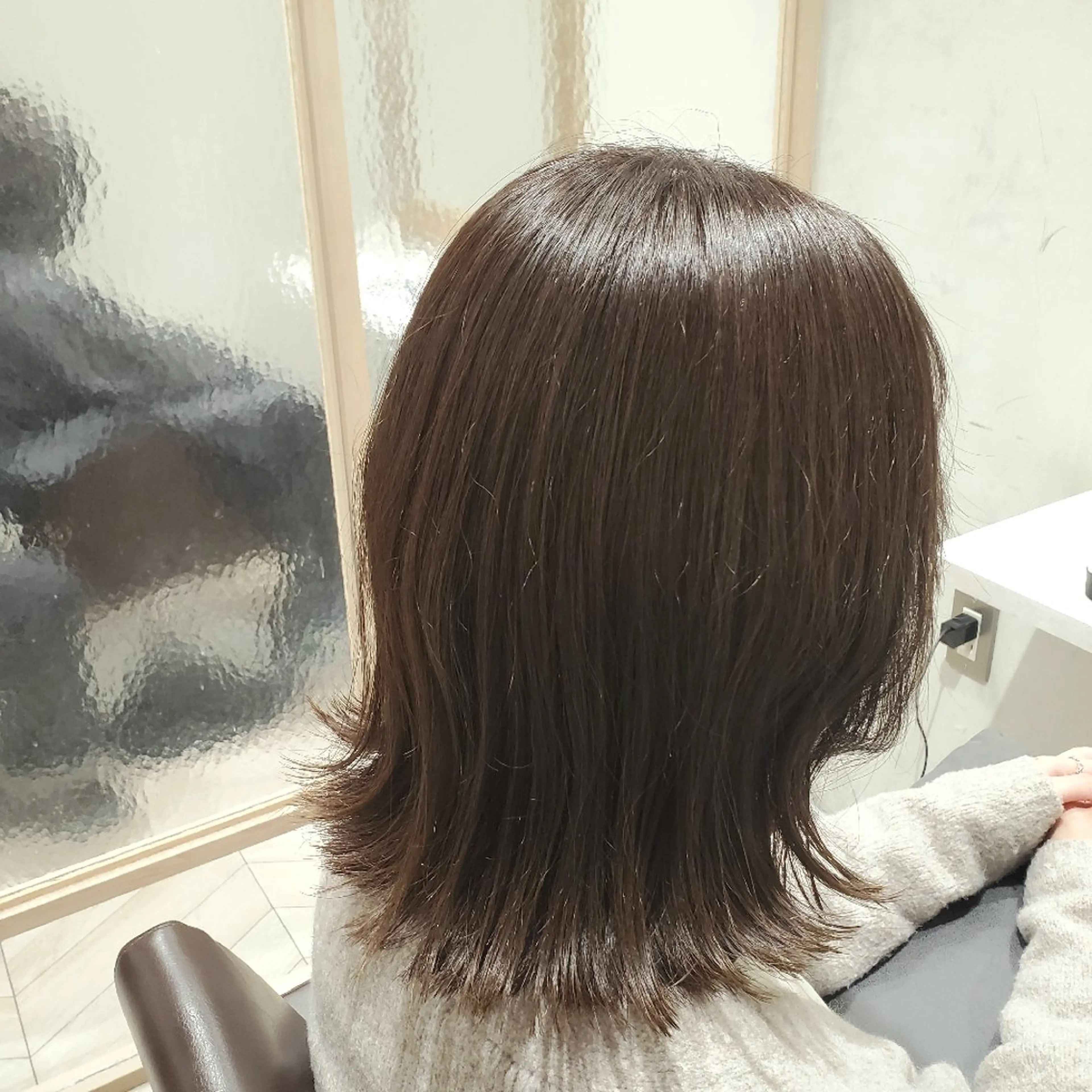 ミディアム カラー ベージュカラー TriumpH天王寺 Makoのヘアスタイル