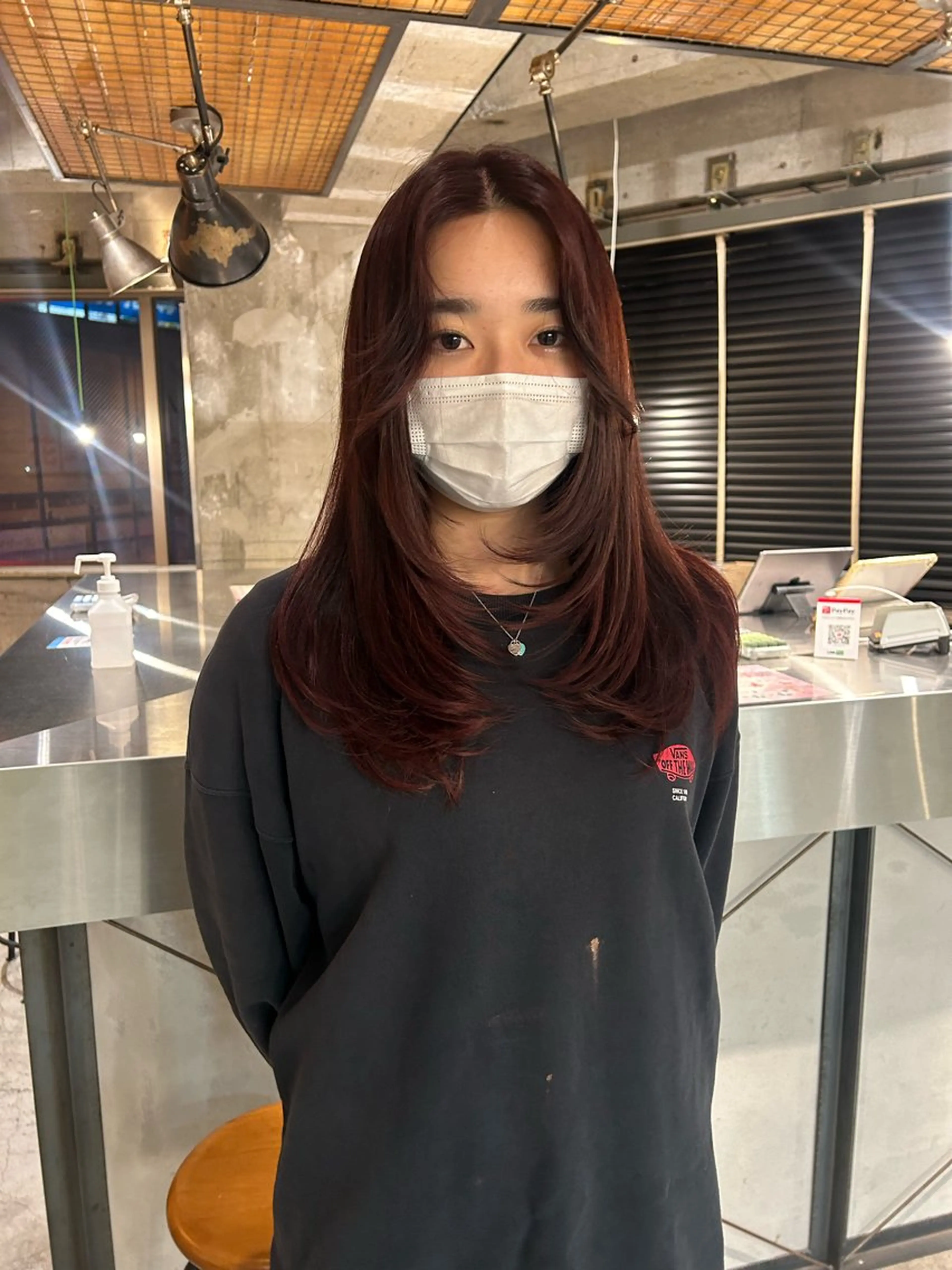 ロング レイヤーカット カット ヘアカラー ショートカット募集中 /NAGISAのヘアスタイル