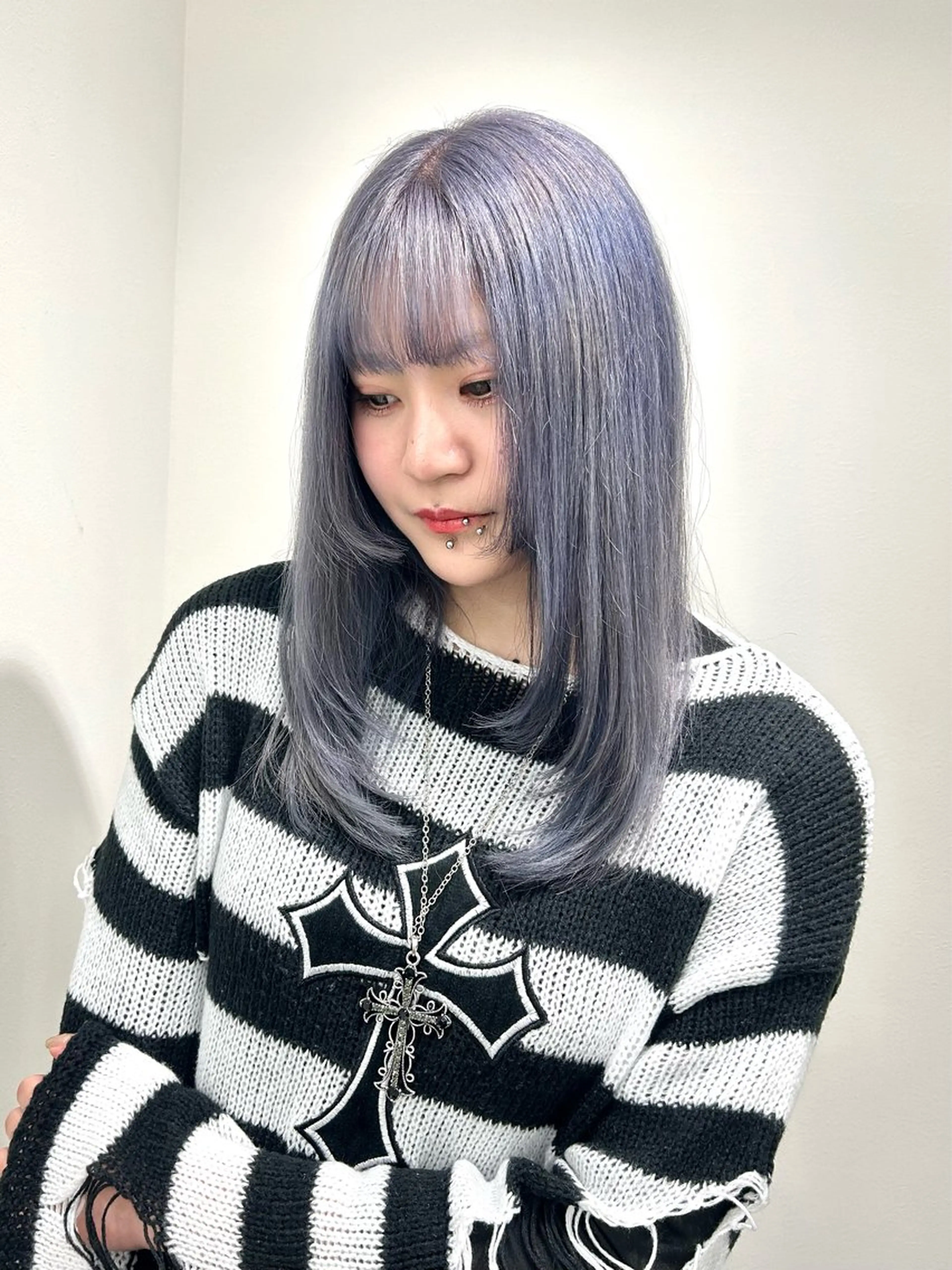 ロング レイヤー ハイトーン 暖色⭐︎KANAKOのヘアスタイル