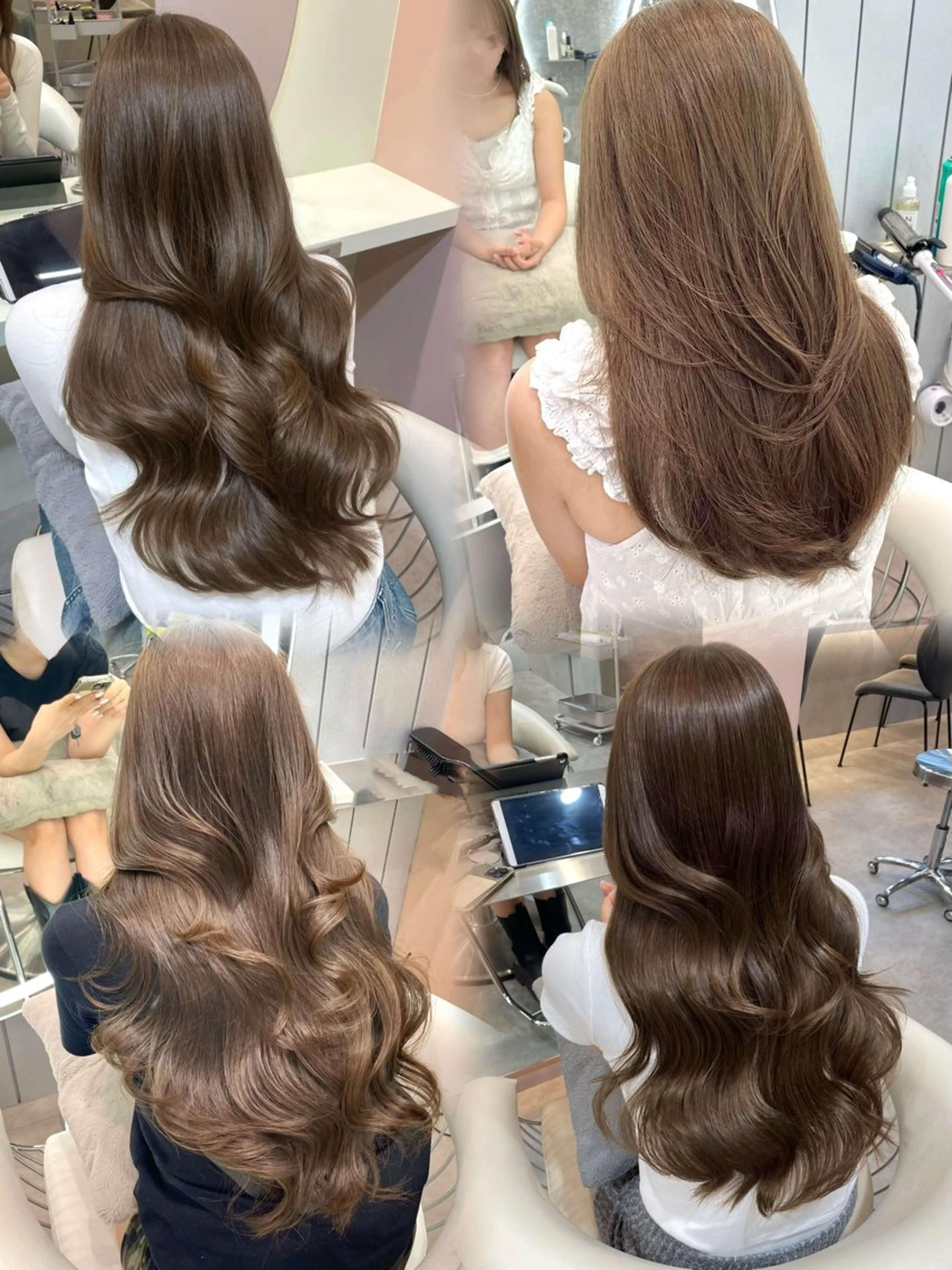 カラー カット ヘアカラー トリートメント 美髪矯正 ブリーチな しダブル🍒❤ゆうきのヘアスタイル