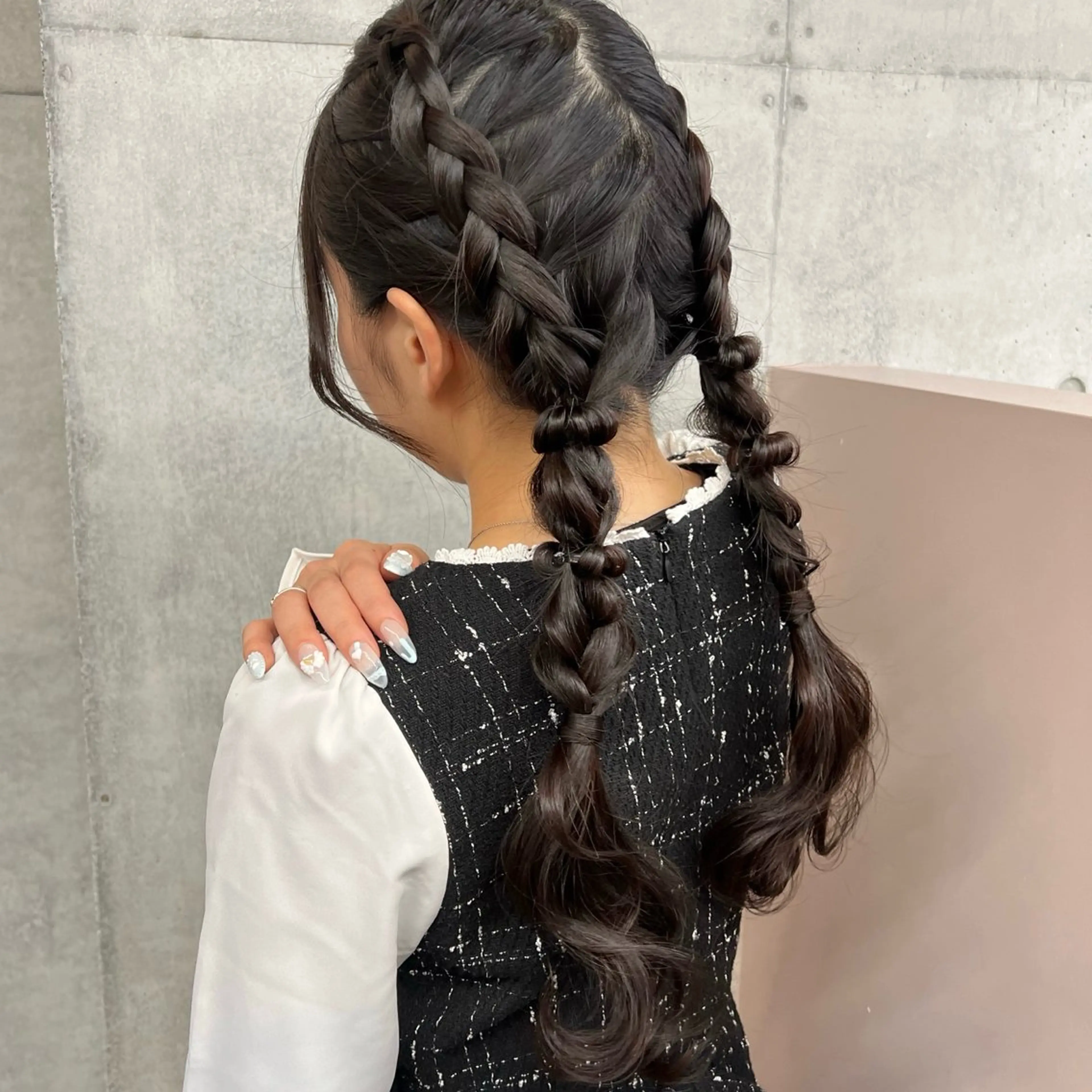 ロング ヘアセット カコ/レイヤーカット ヘアアレンジのヘアスタイル