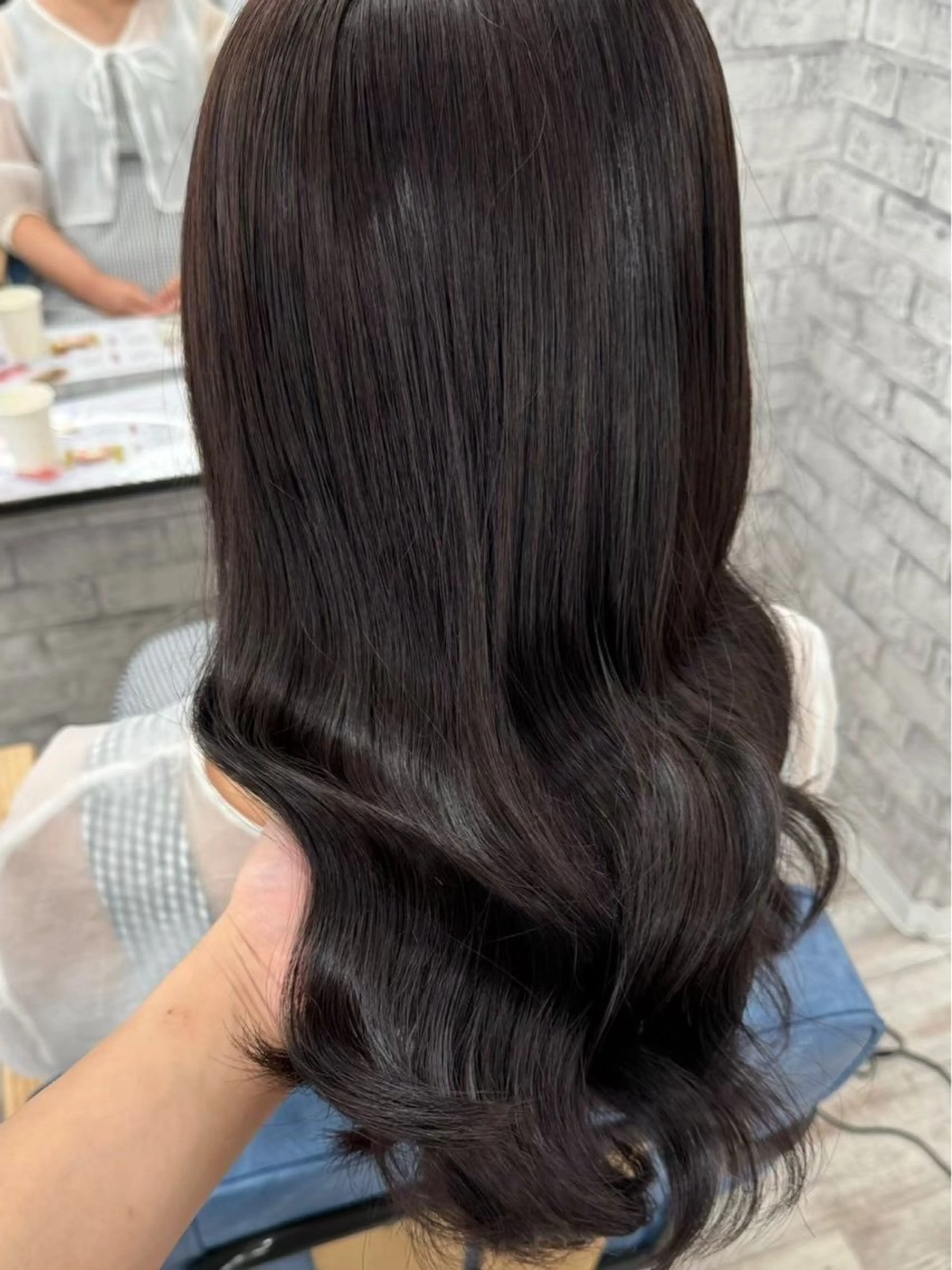 ミディアム カラー カット ヘアカラー トリートメント カラー🌈/カット /栄/misa👻のヘアスタイル