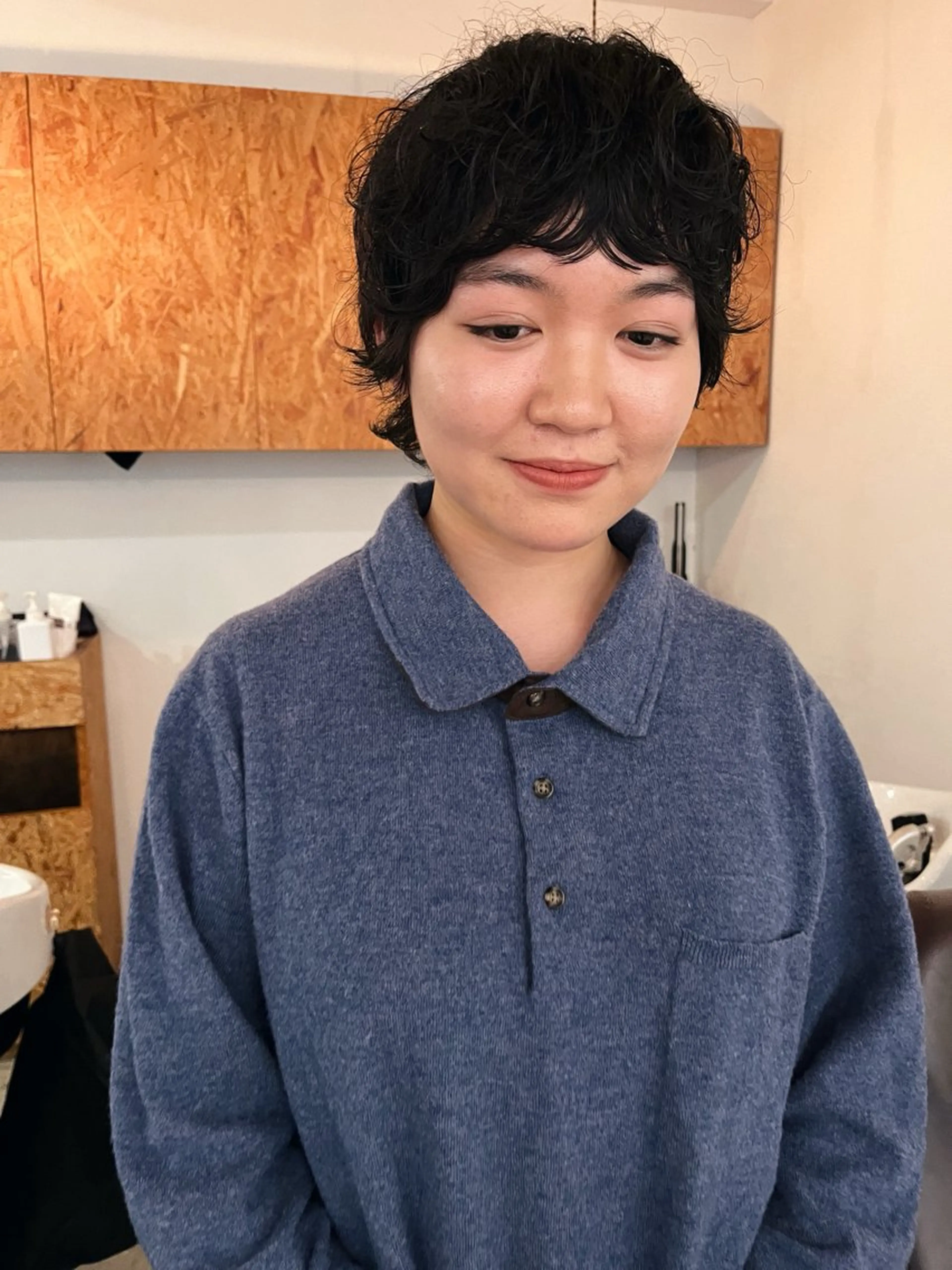 ショート ショートヘア 暖色/パーマ 🌼クニトウメイのヘアスタイル