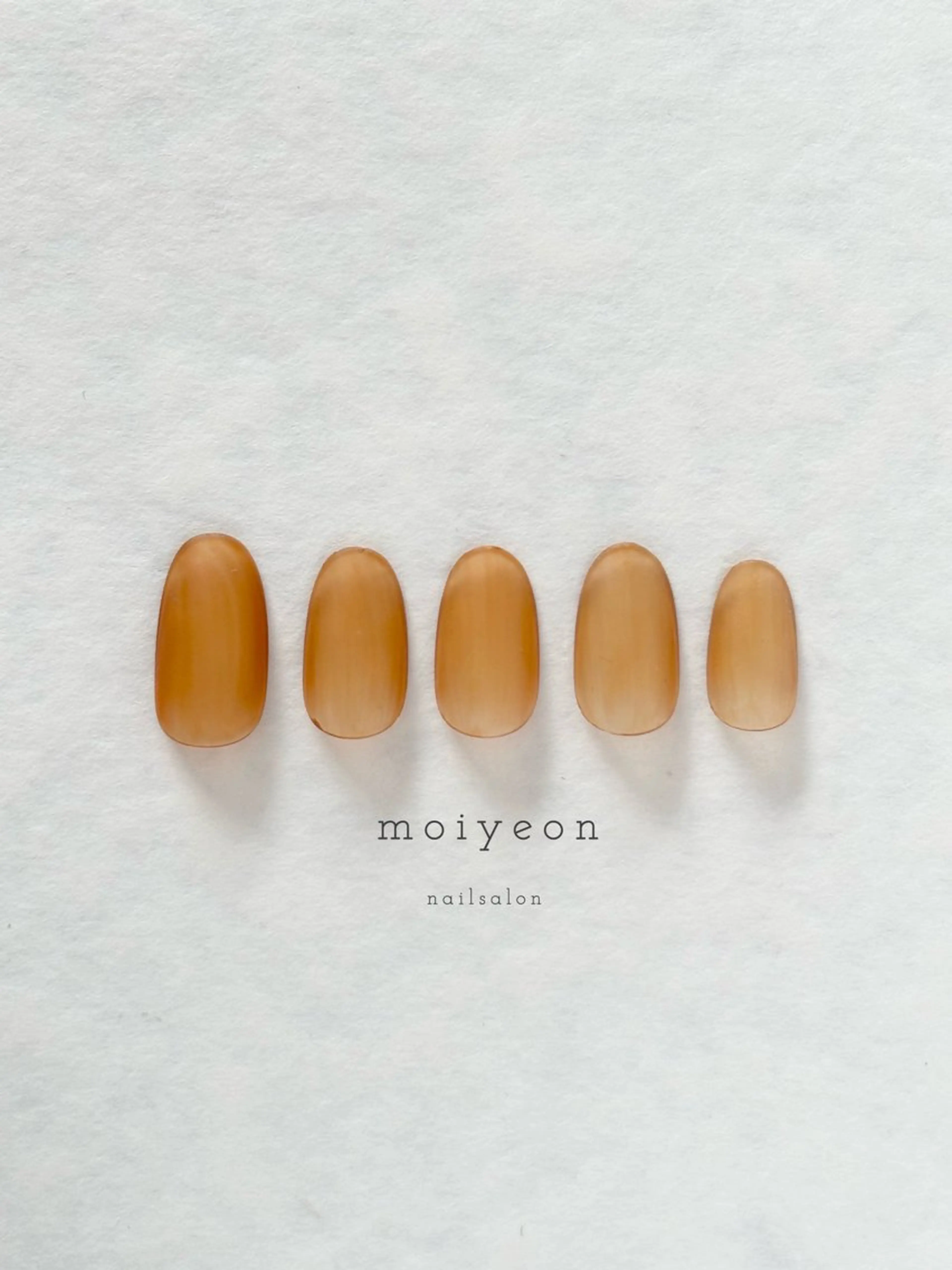 ネイル マットネイル ワンカラーネイル 市川 沙希子のネイルデザイン