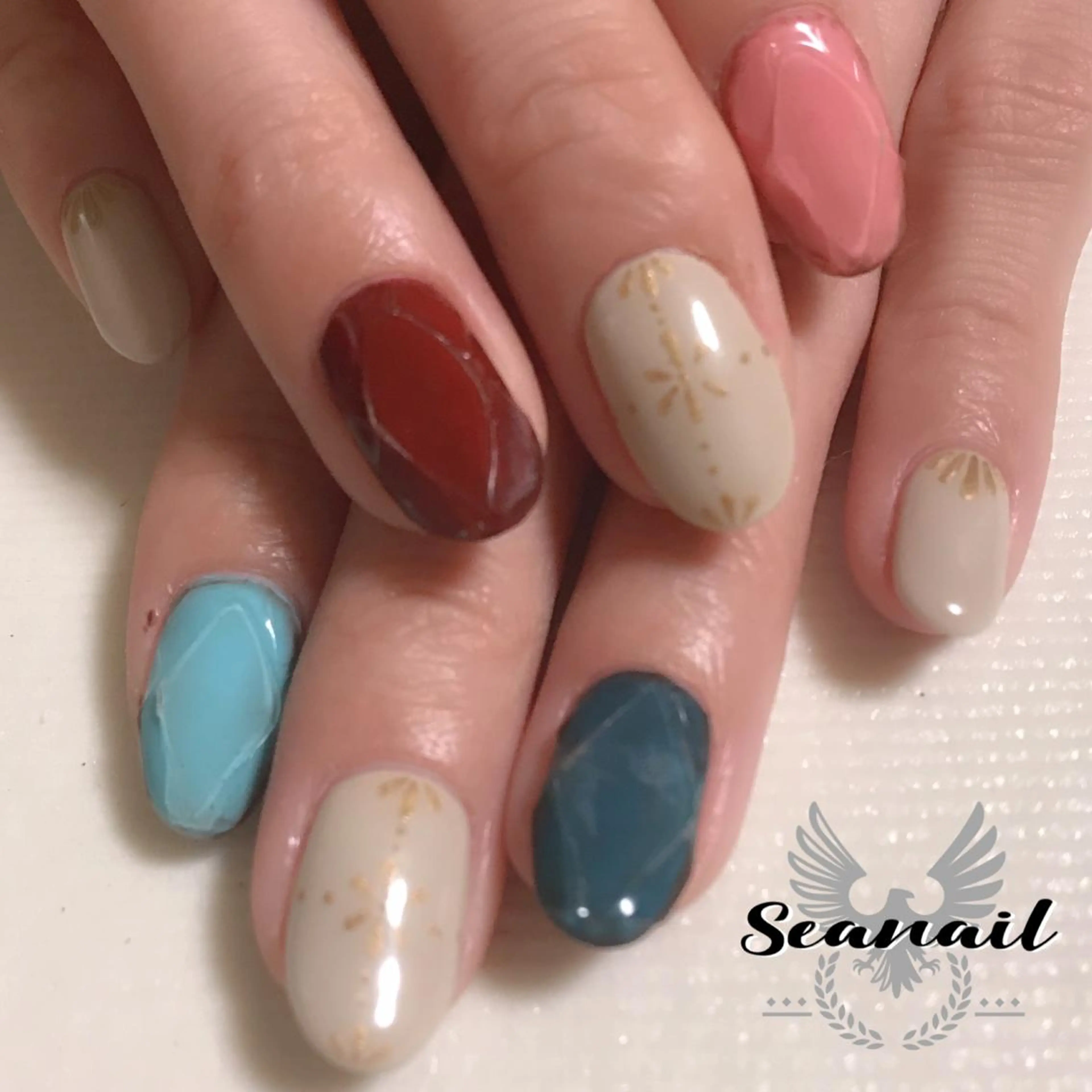 ネイル 小尾 栞のネイルデザイン