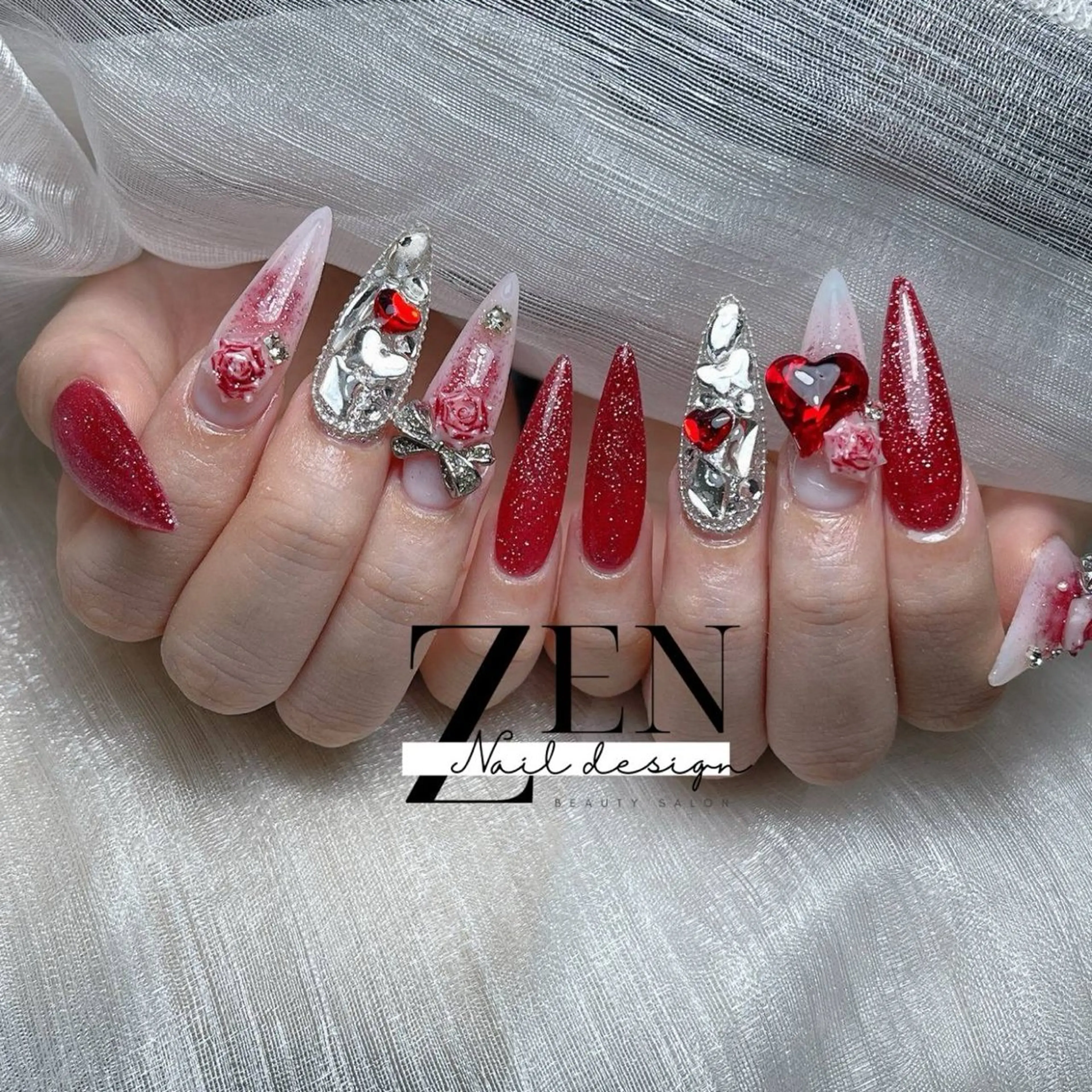 ネイル 持ち込み スカルプネイル ネイルチップ ハンドネイル Zen Nail Design 池袋のネイルデザイン
