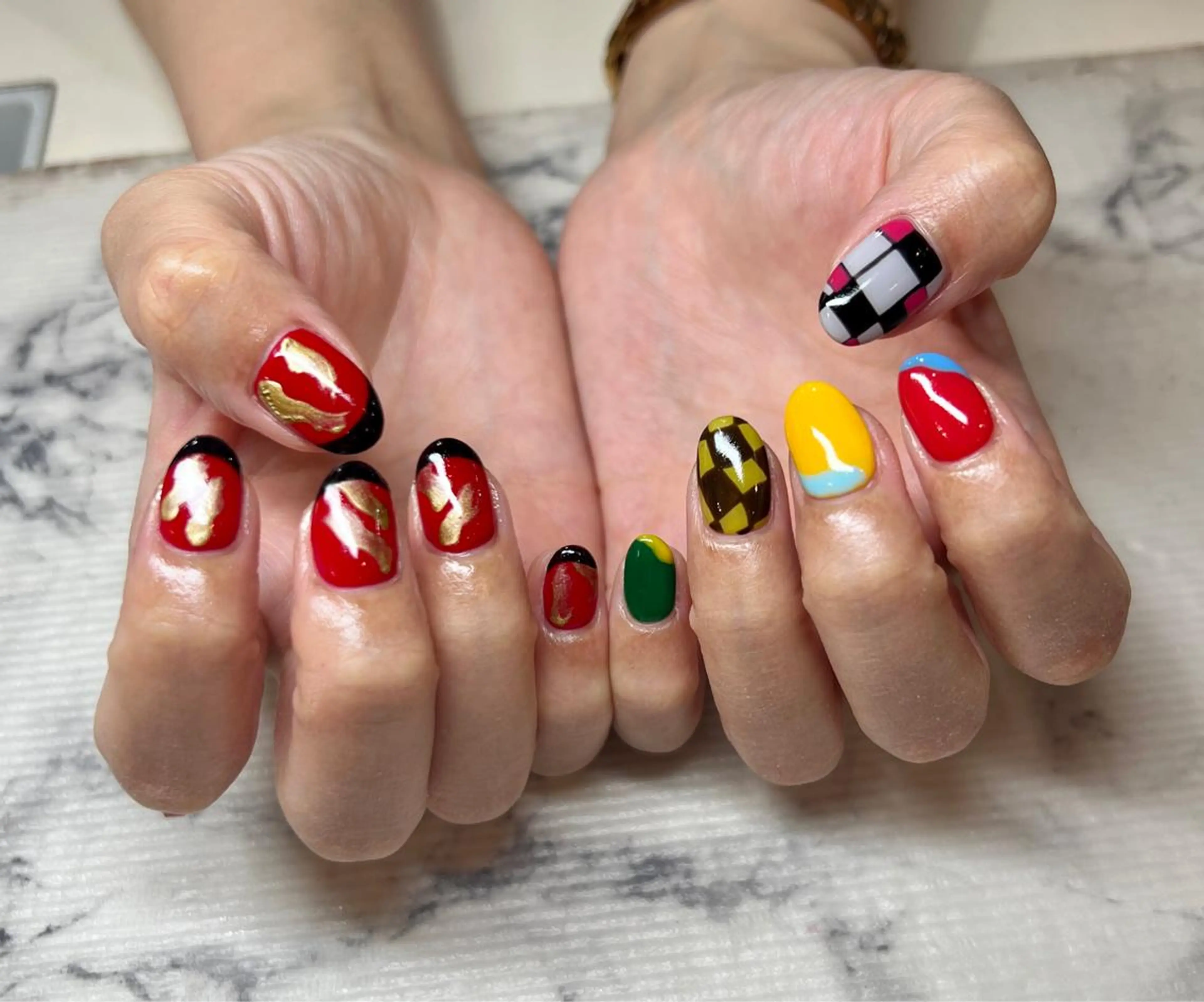 ネイル いちじゅう あおいのネイルデザイン