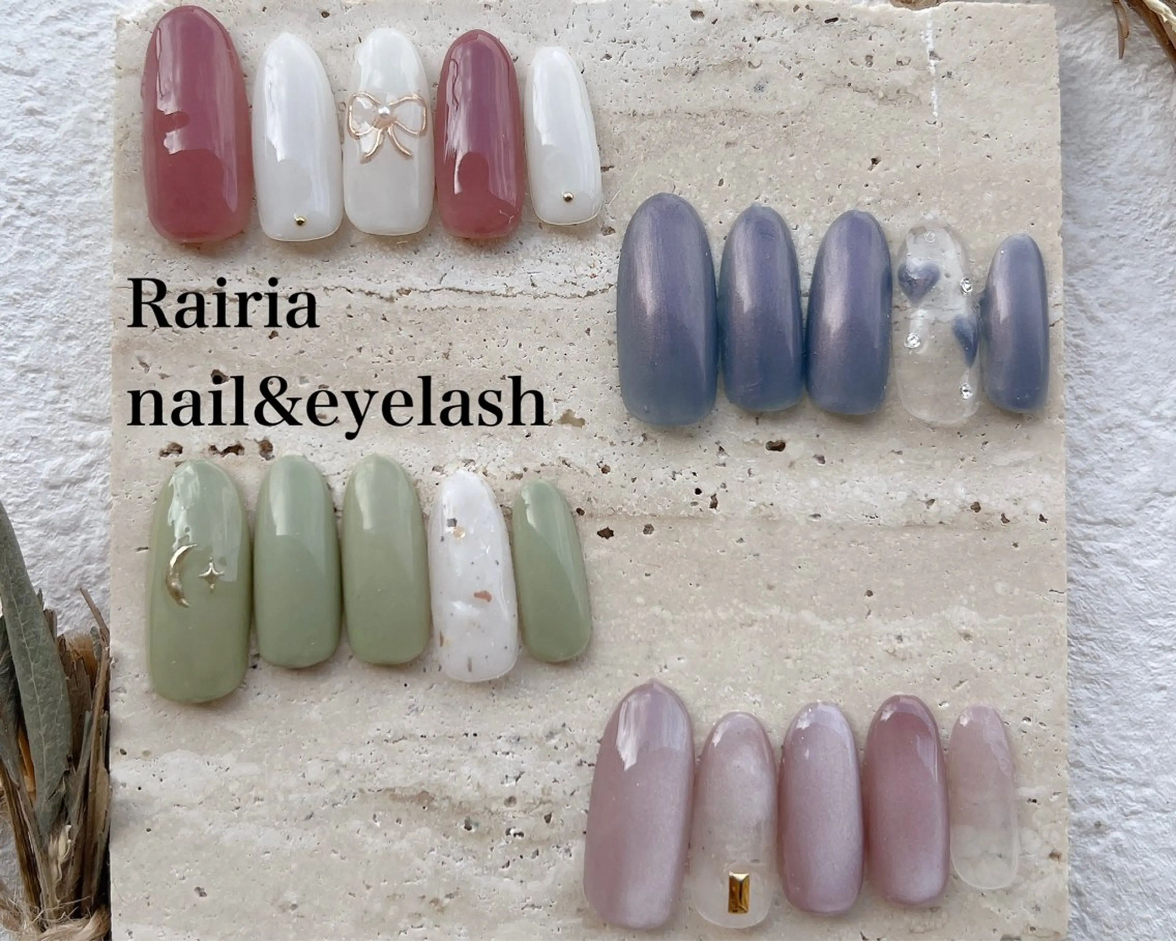 ネイル Rairia   nail所属・屋敷 理奈のネイルデザイン