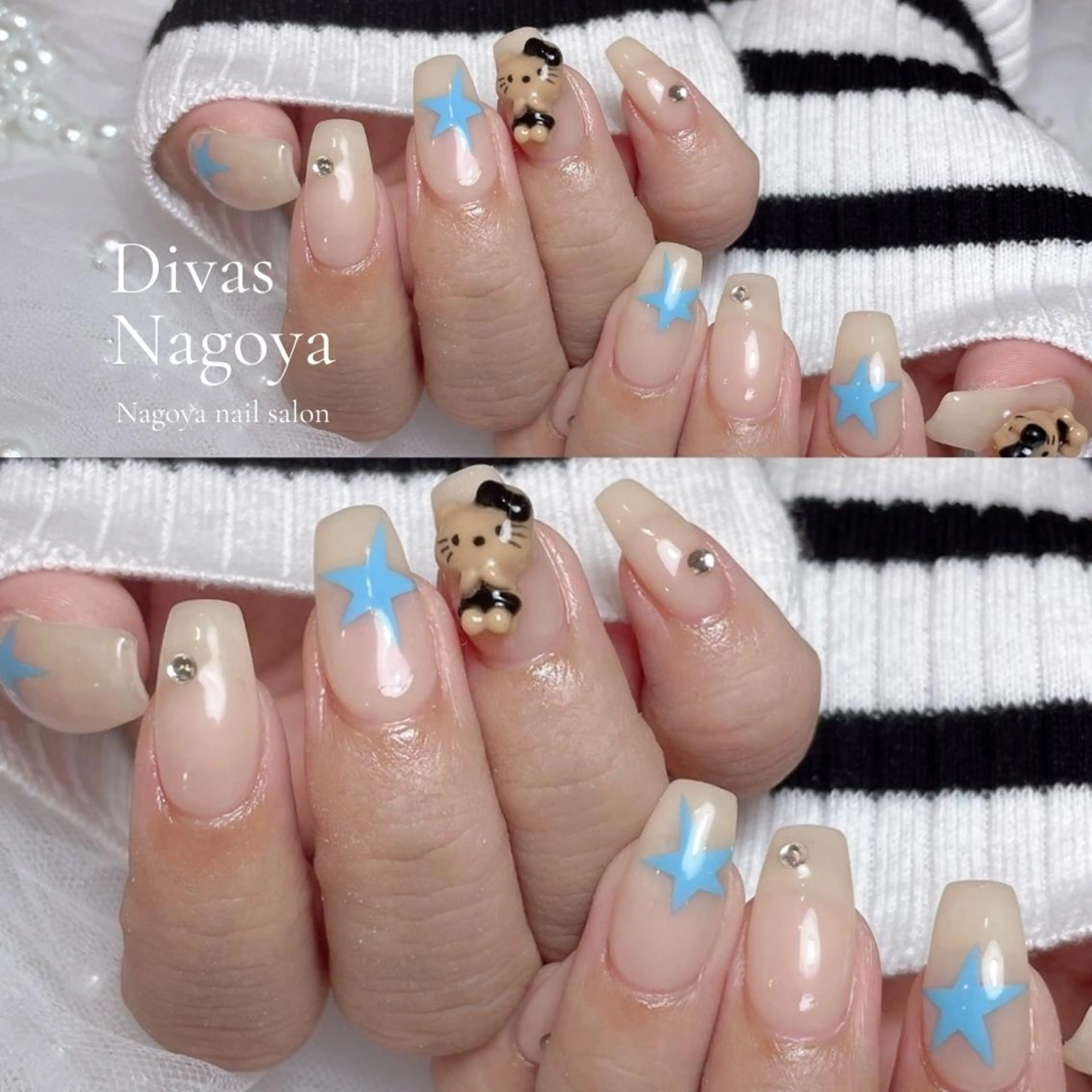 ネイル アートネイル 長さ出し ジェルネイル 韓国ネイル マグネットネイル 🎀Sakae D.d nail🎀のネイルデザイン