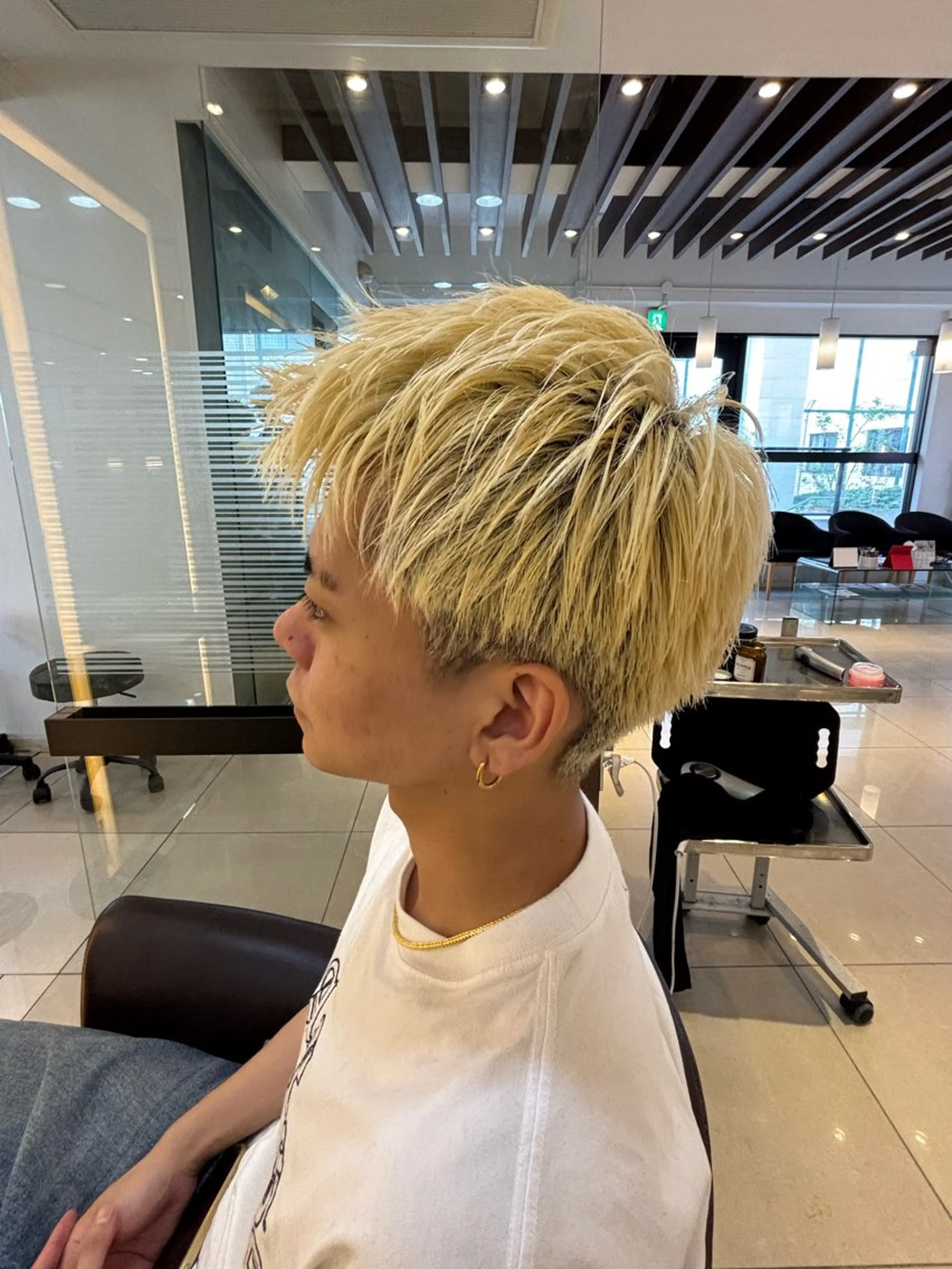 カラー メンズ 辻野 光希のヘアスタイル