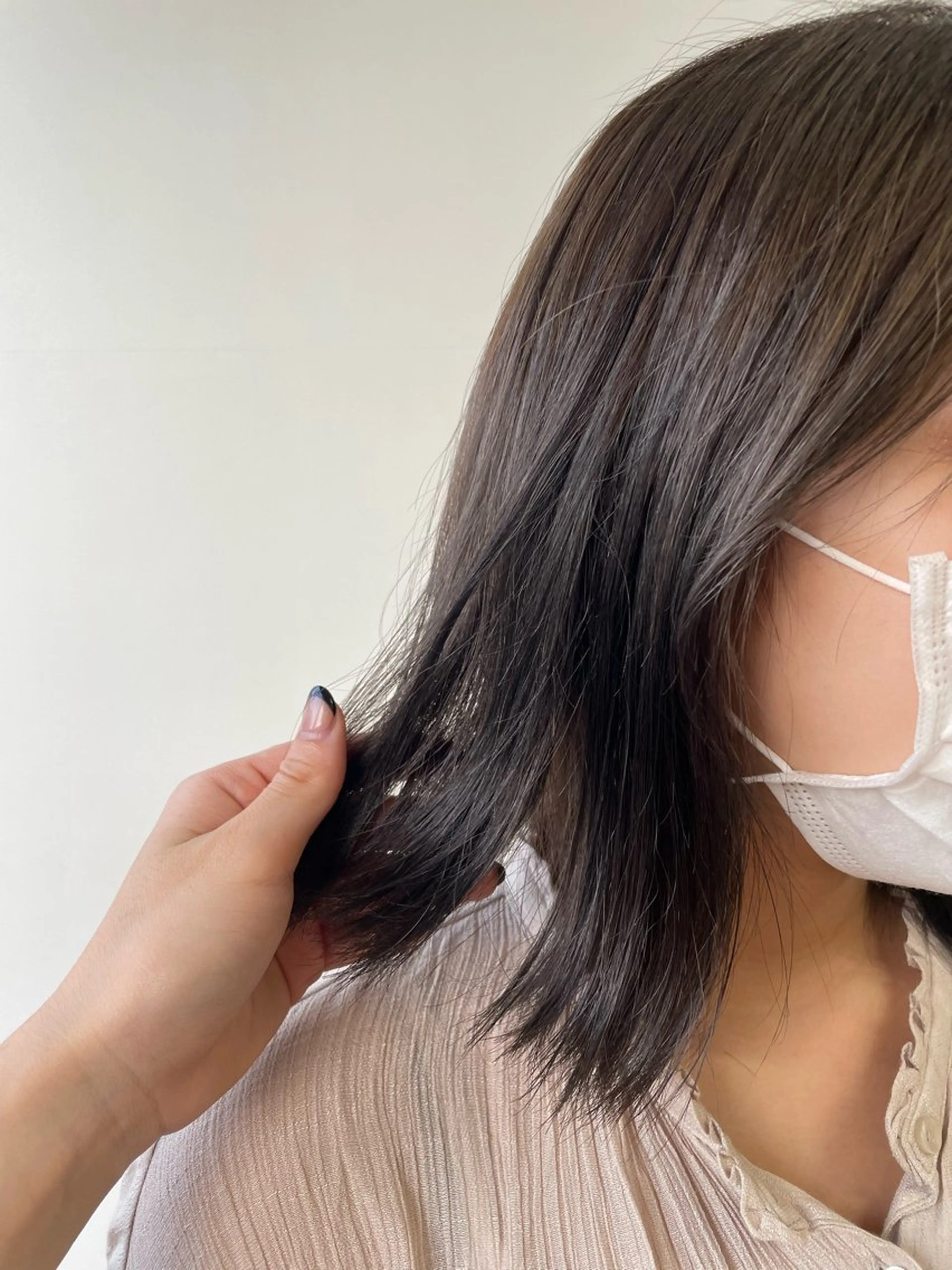 ミディアム カラー ヘアカラー Terve.竹内 視咲のヘアスタイル