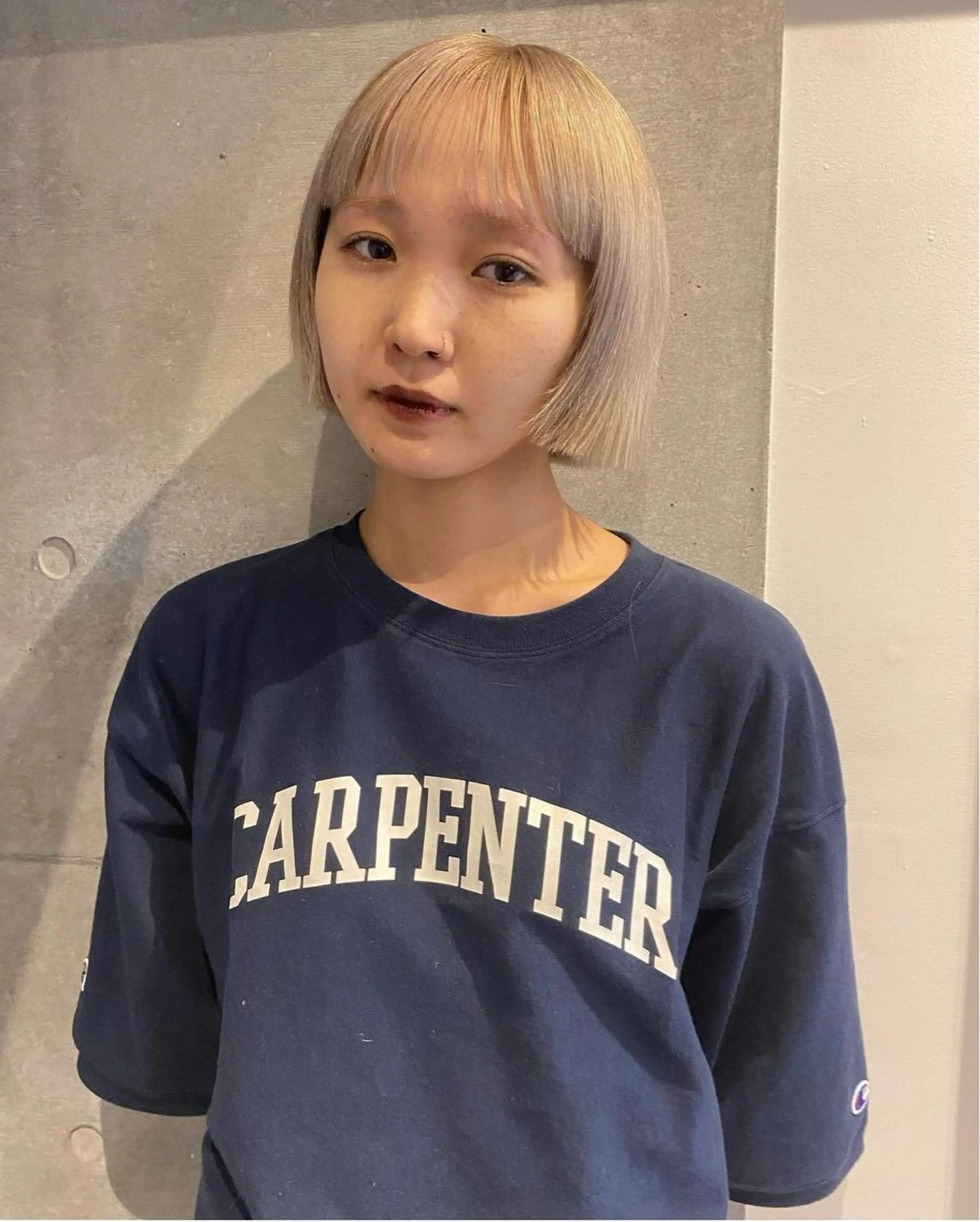 【ミニモ学割U24】学生限定価格❕❕ケアブリーチ❄️トリプルカラー❄️🌟+4Stepトリートメント🌐の写真