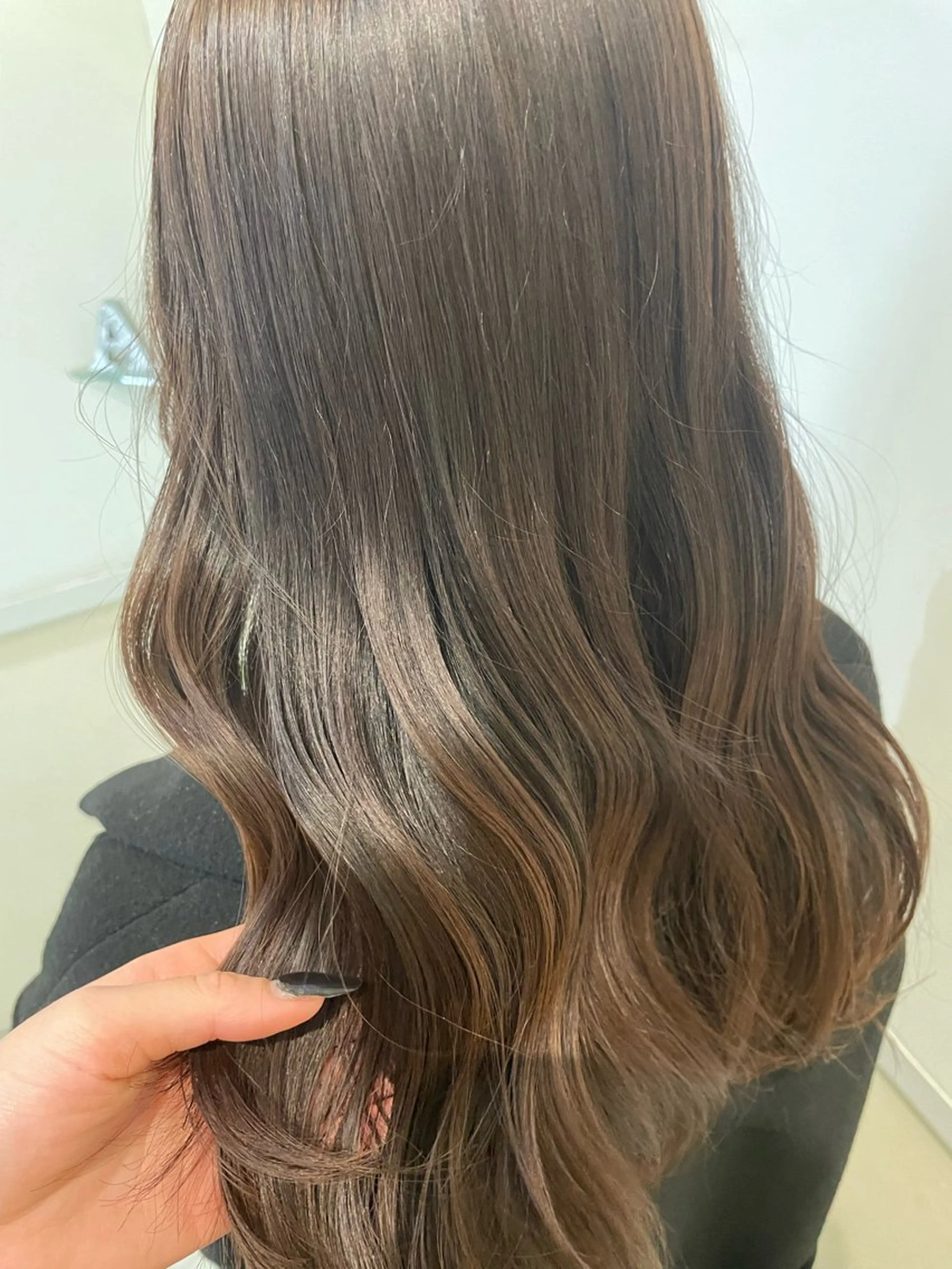 ロング カラー カット ヘアカラー トリートメント 髪質改善カラー🤍 エクステ✨君島由実子のヘアスタイル