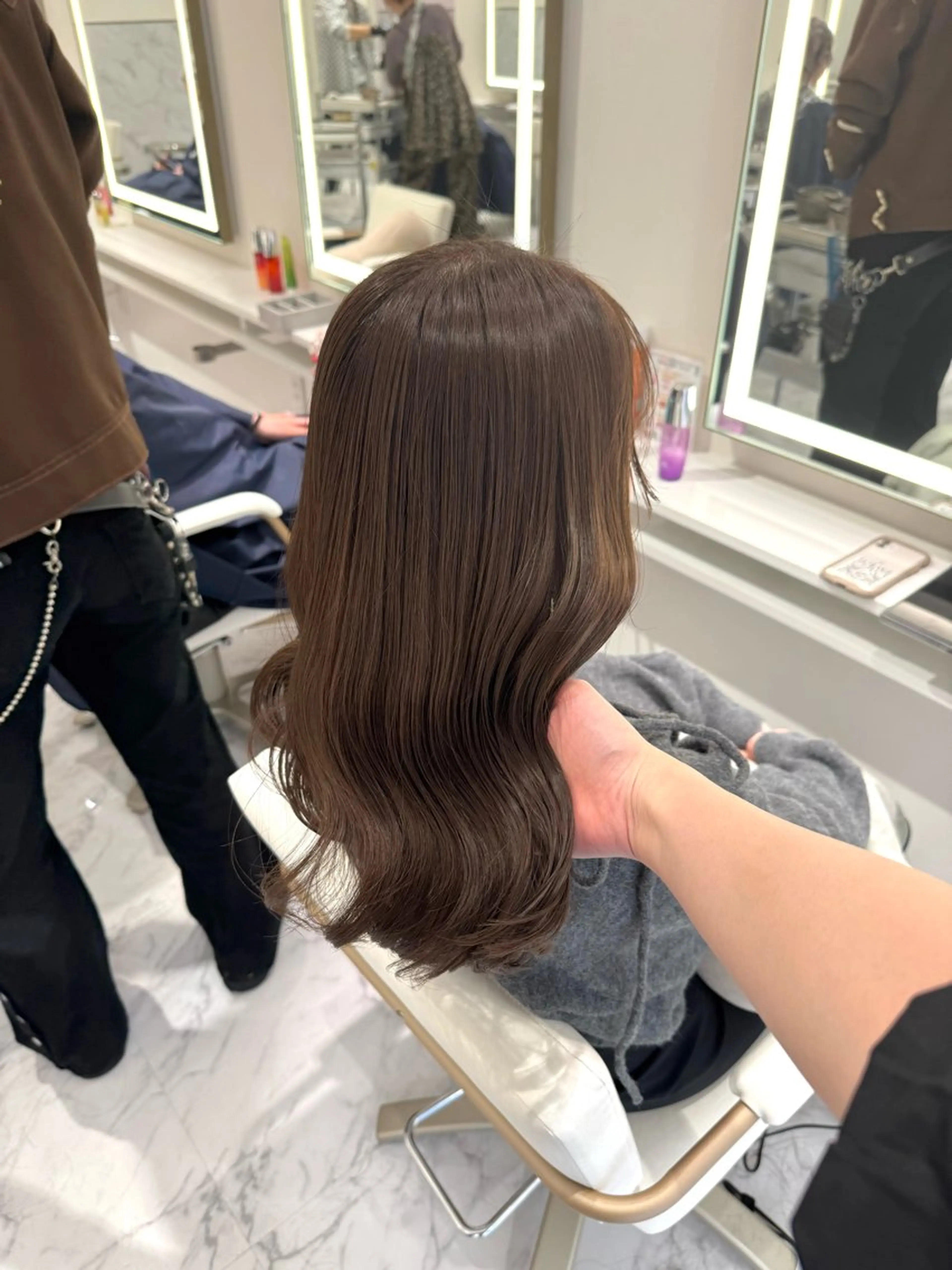 ロング カラー ヘアカラー ParveMix🍀 藤原愛未のヘアスタイル