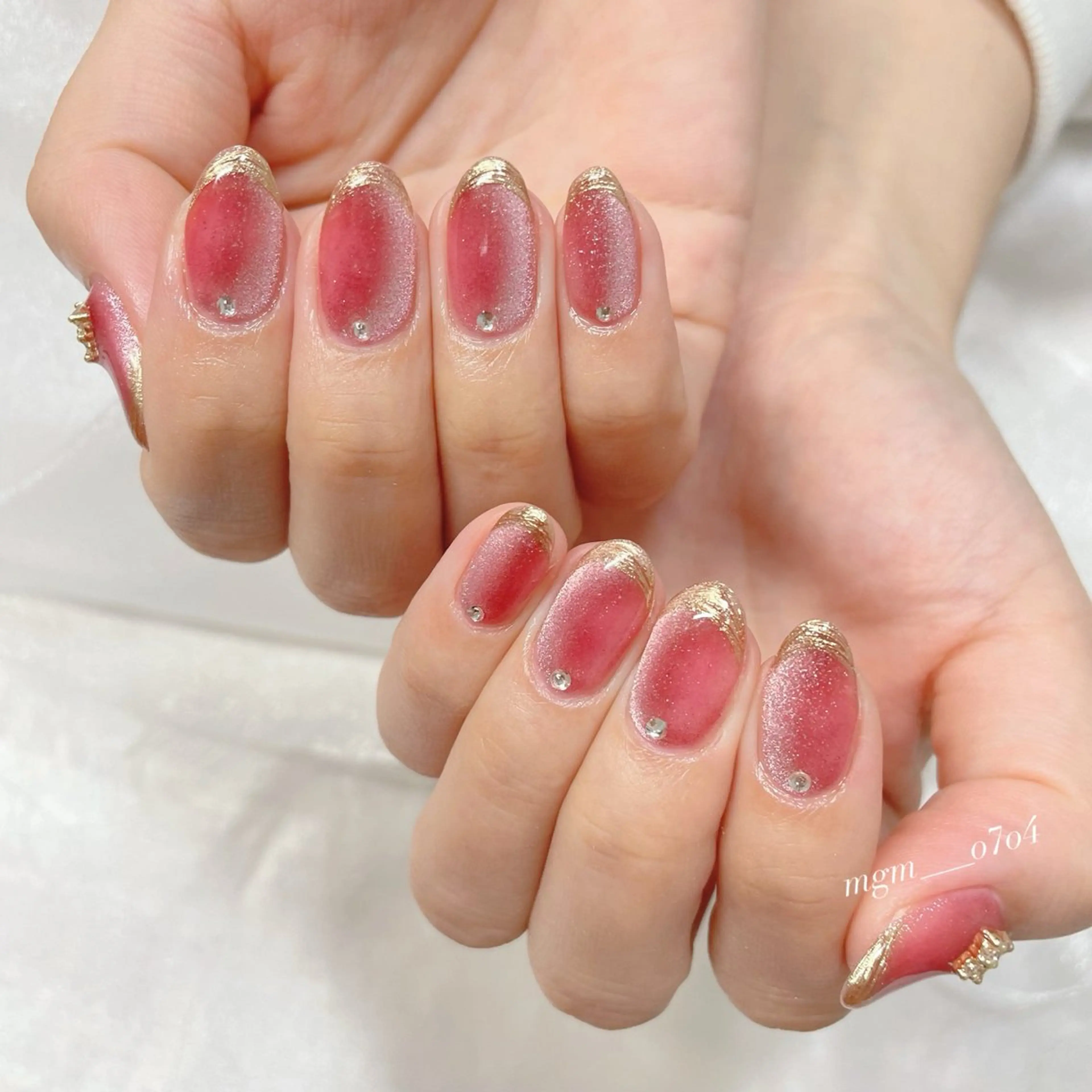 ネイル ハンドネイル ハンドケア MoON...❤︎ MeGuのネイルデザイン