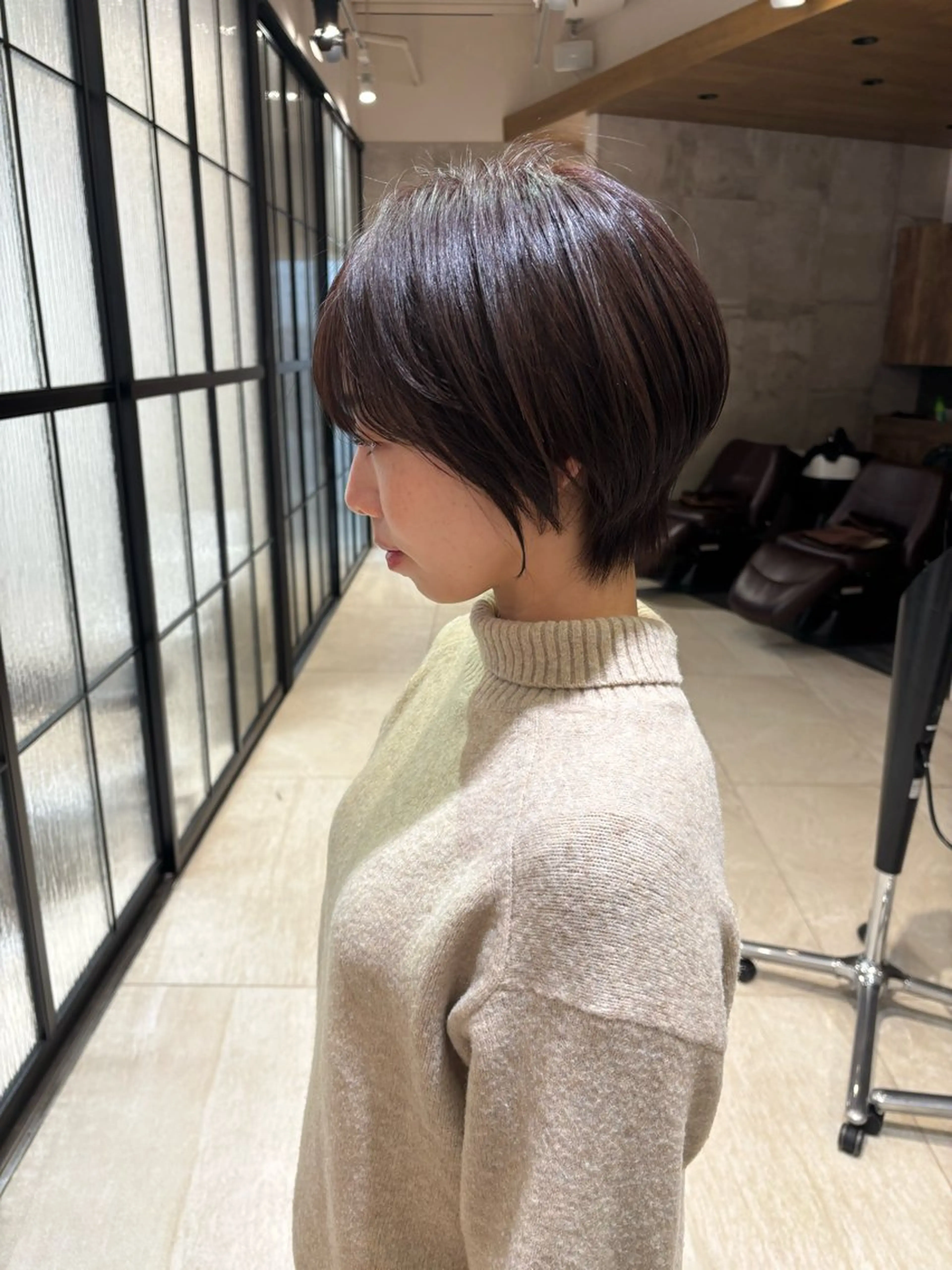 ショート 丸みショート ショートヘア 無料カットモデル/ ショート特化/荒砂のヘアスタイル