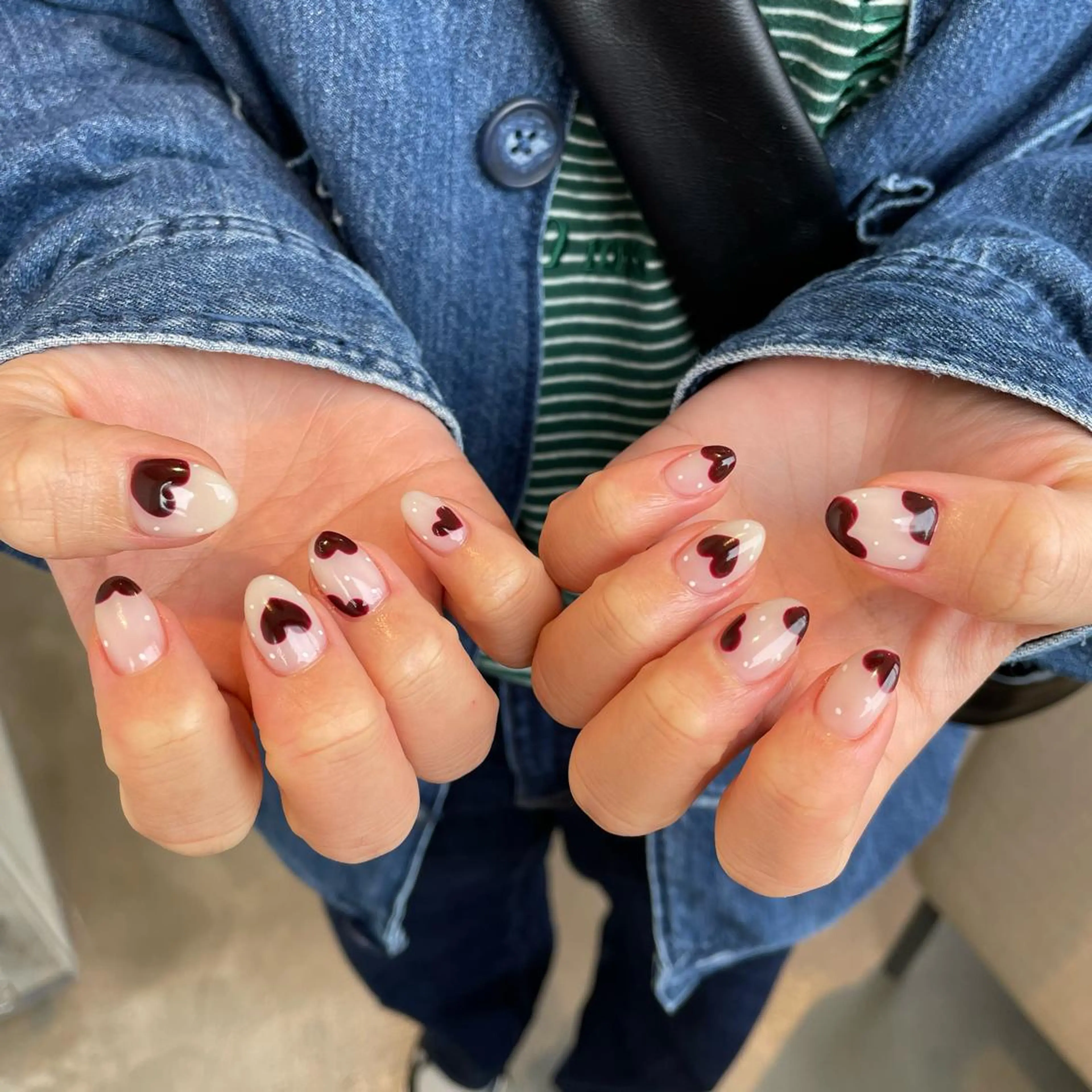 ネイル ハート private nailsalon Fofo所属・Fofo フォフォのネイルデザイン