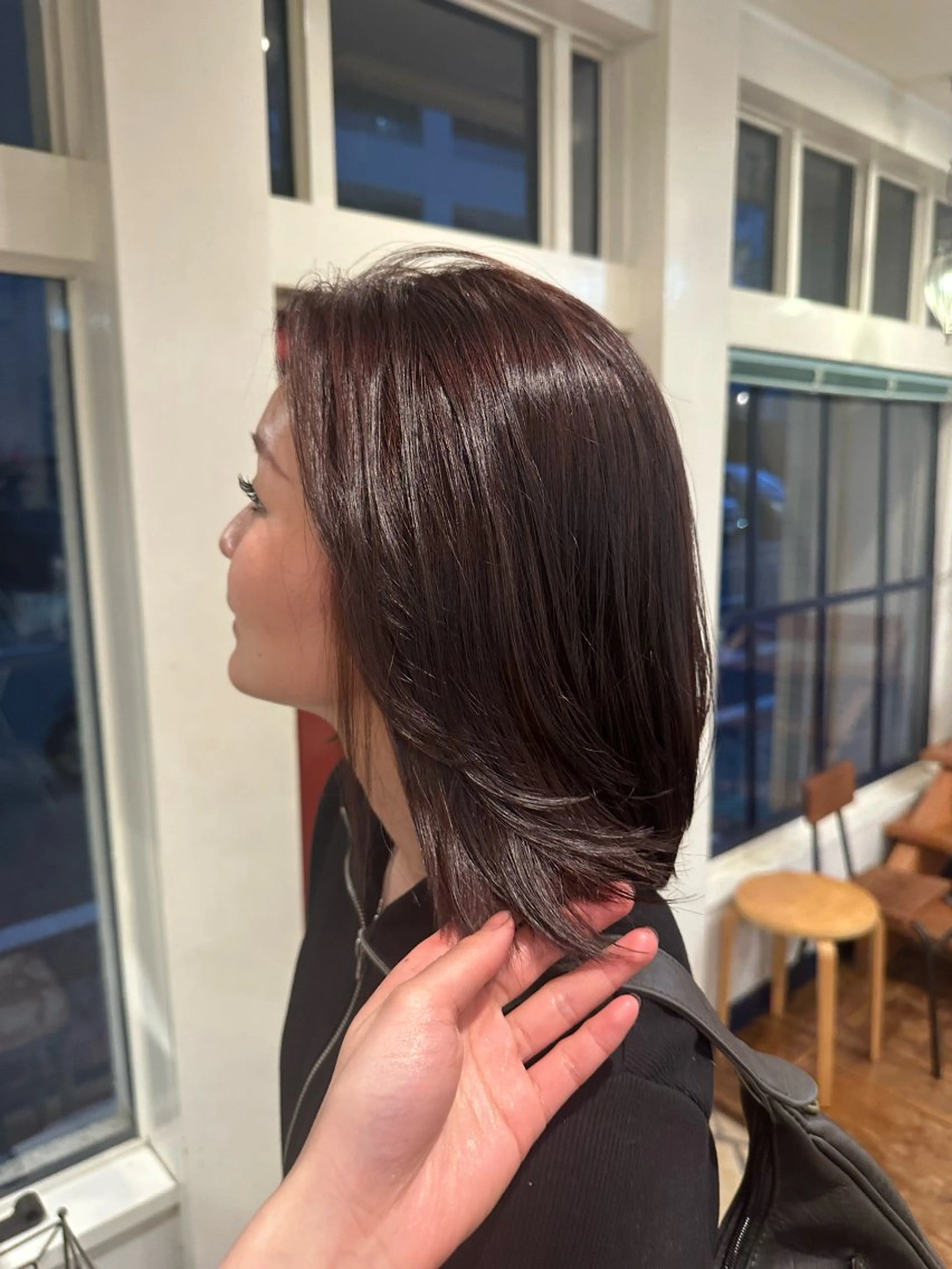 カラー ヘアカラー 上川 温のヘアスタイル