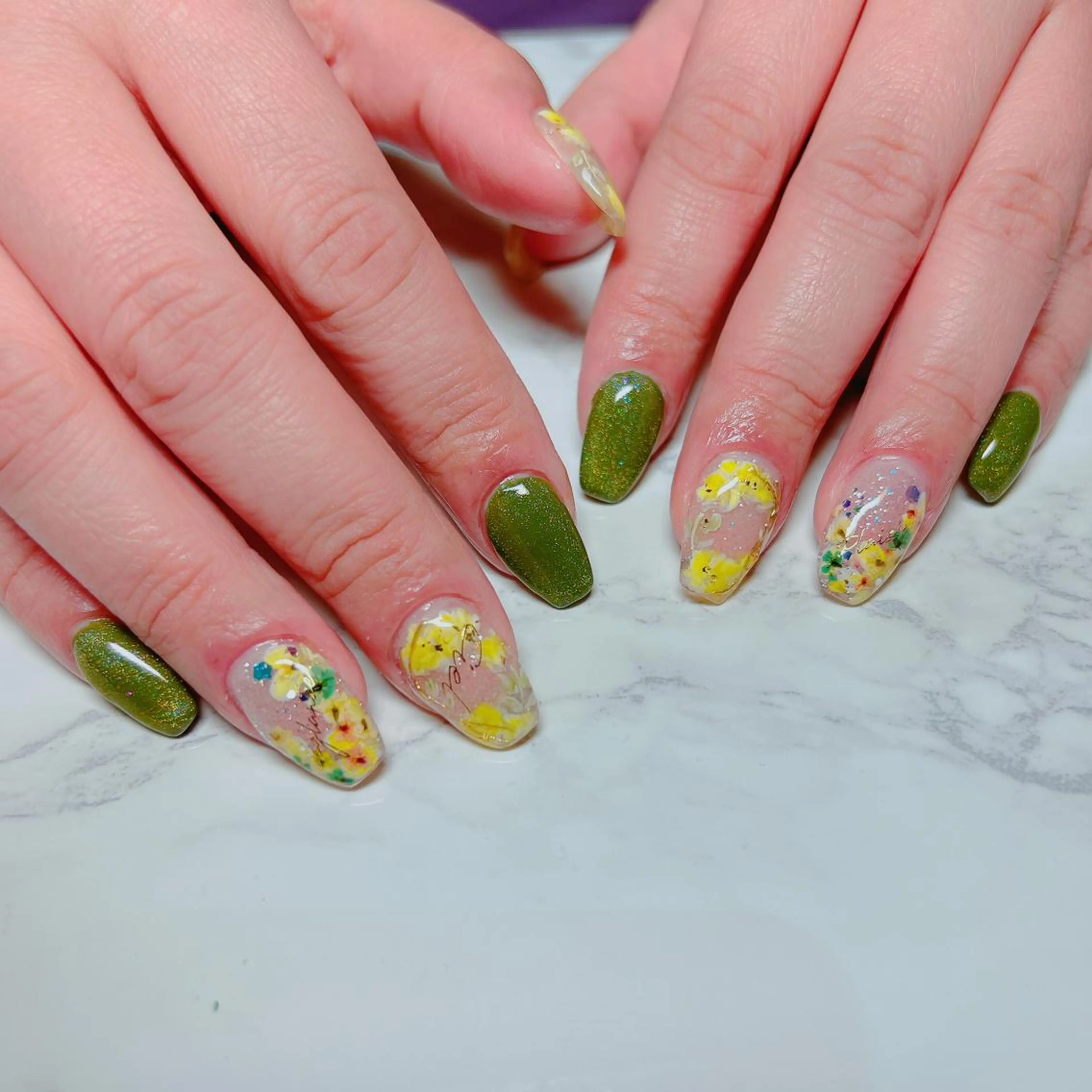 ネイル 春ネイル ハンドネイル たきぐち みちこのネイルデザイン