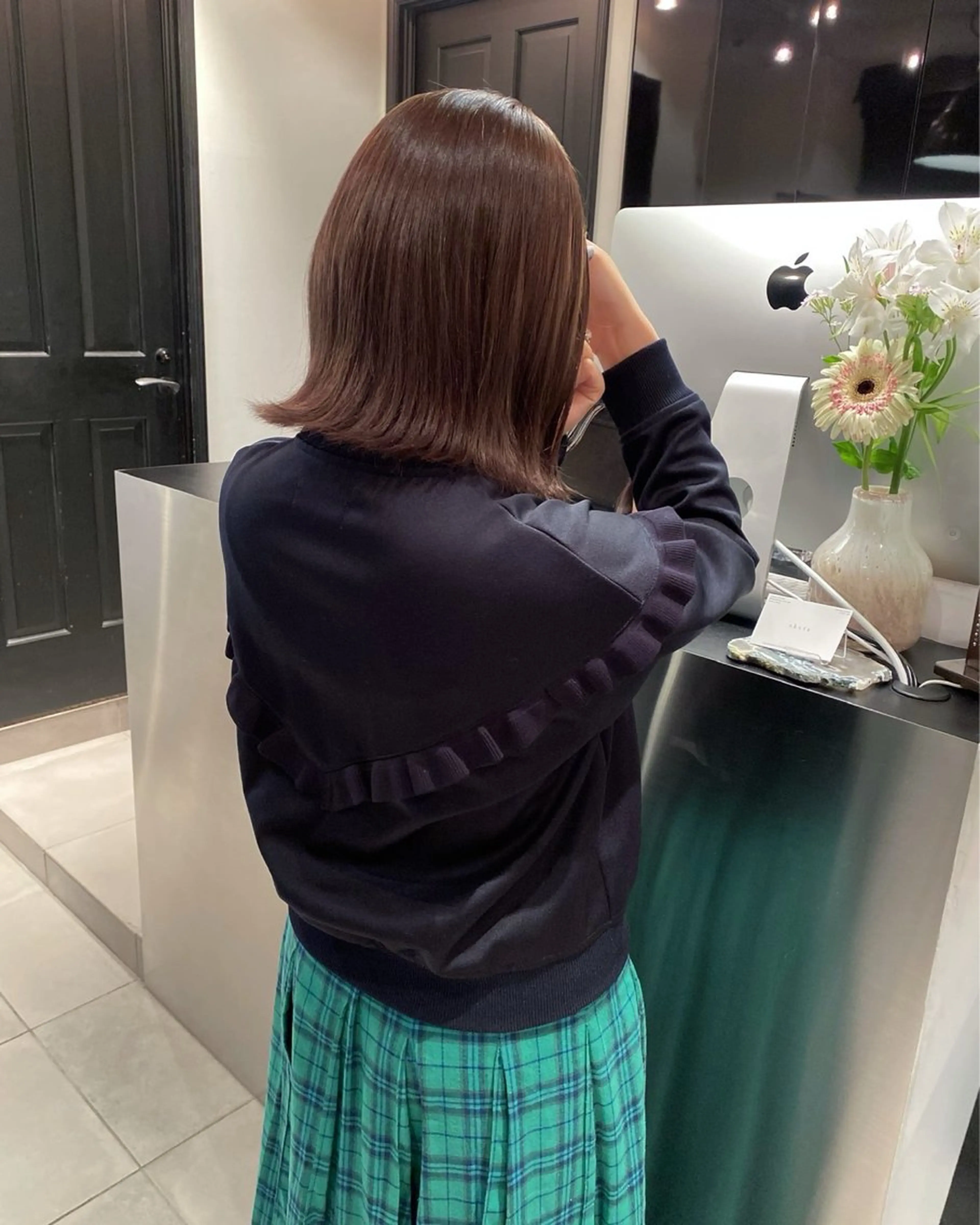 ミディアム カラー ヘアカラー ダブルカラー/ 艶カラー／こうきのヘアスタイル