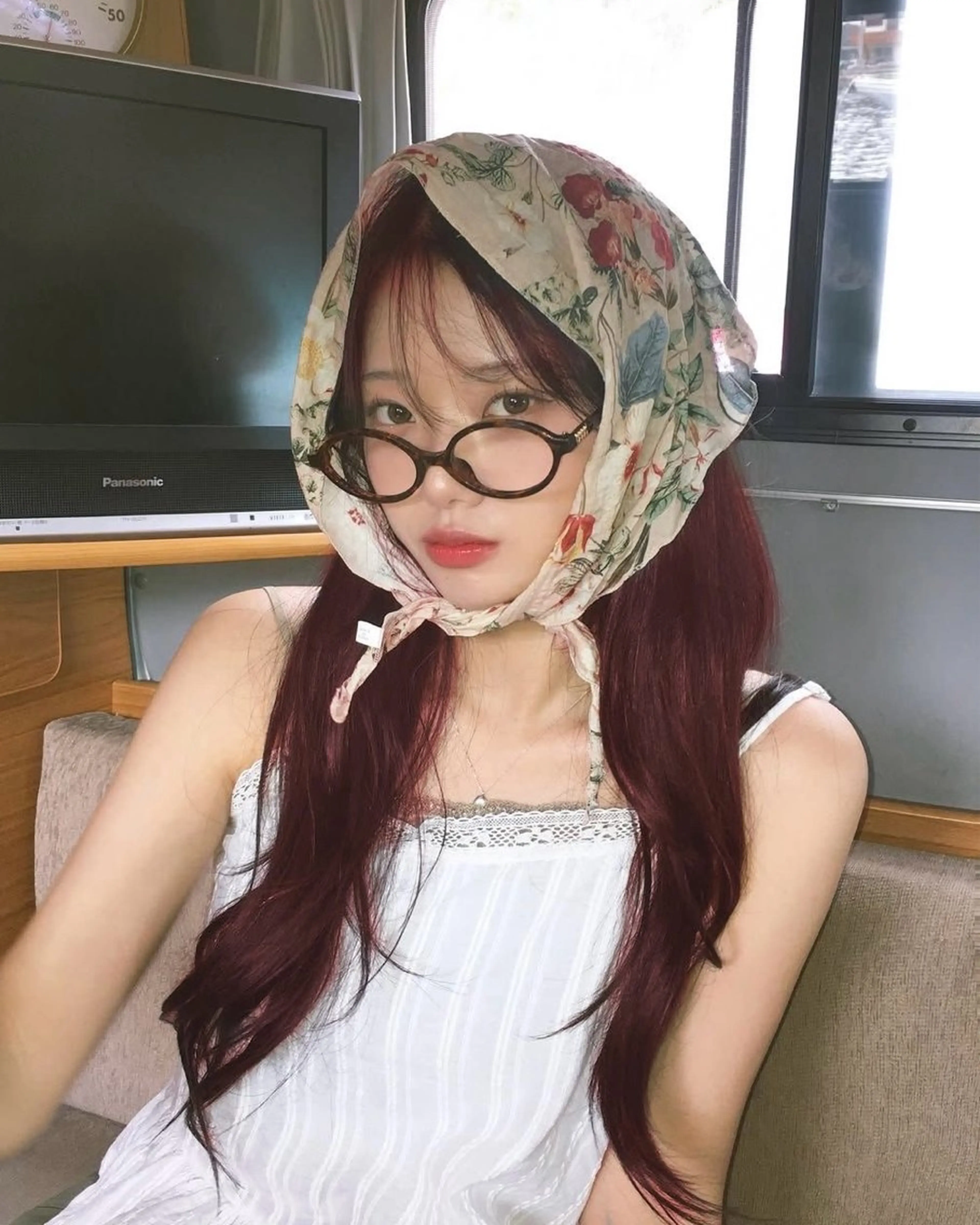 ロング ヘアカラー ヘッドスパ ヘアセット 🥀艶髪/似合わせ 暖色/まな🥀のヘアスタイル